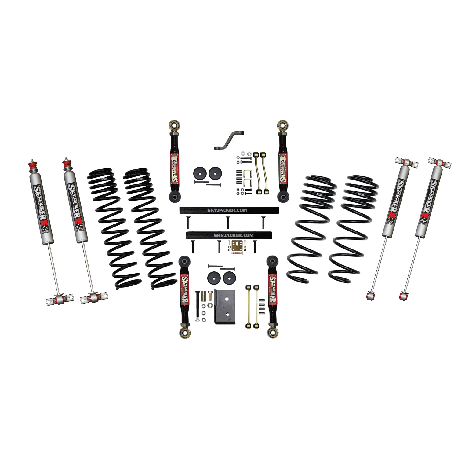 Skyjacker Long Travel Series Suspension Lift Kit w/Shocks TJ401BPMLTX