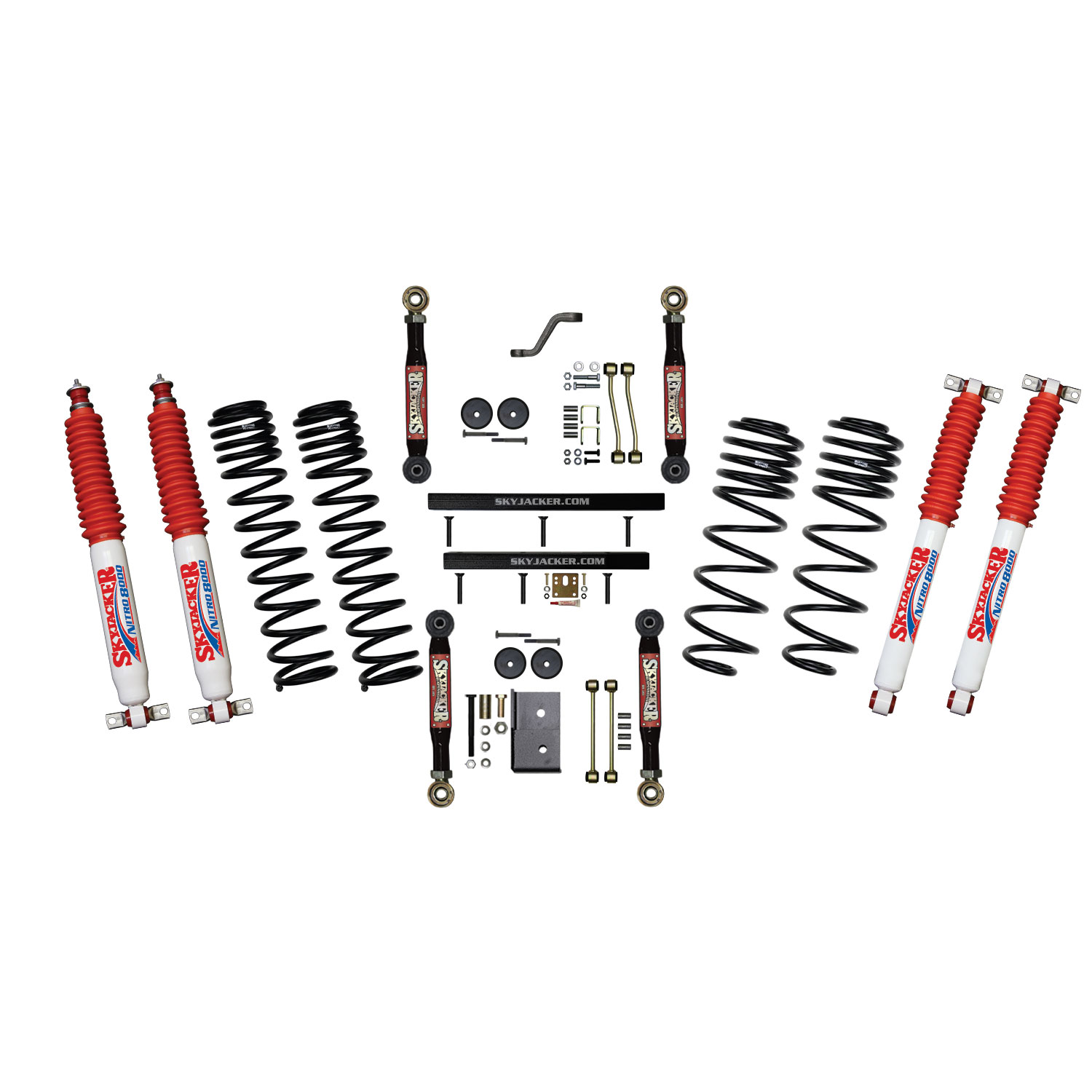 Skyjacker Long Travel Series Suspension Lift Kit w/Shocks TJ401BPNLTX
