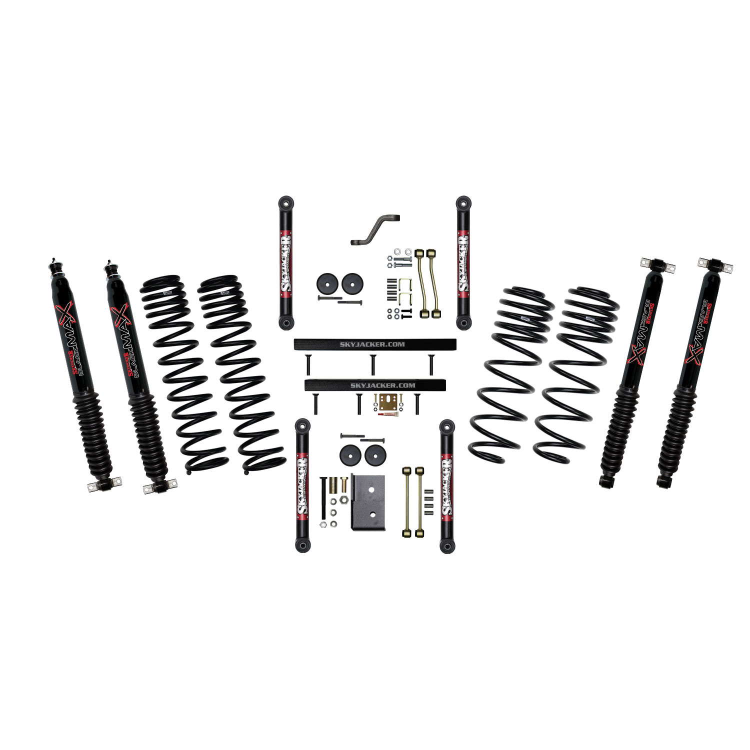 Skyjacker Long Travel Series Suspension Lift Kit w/Shocks TJ403BPBLT