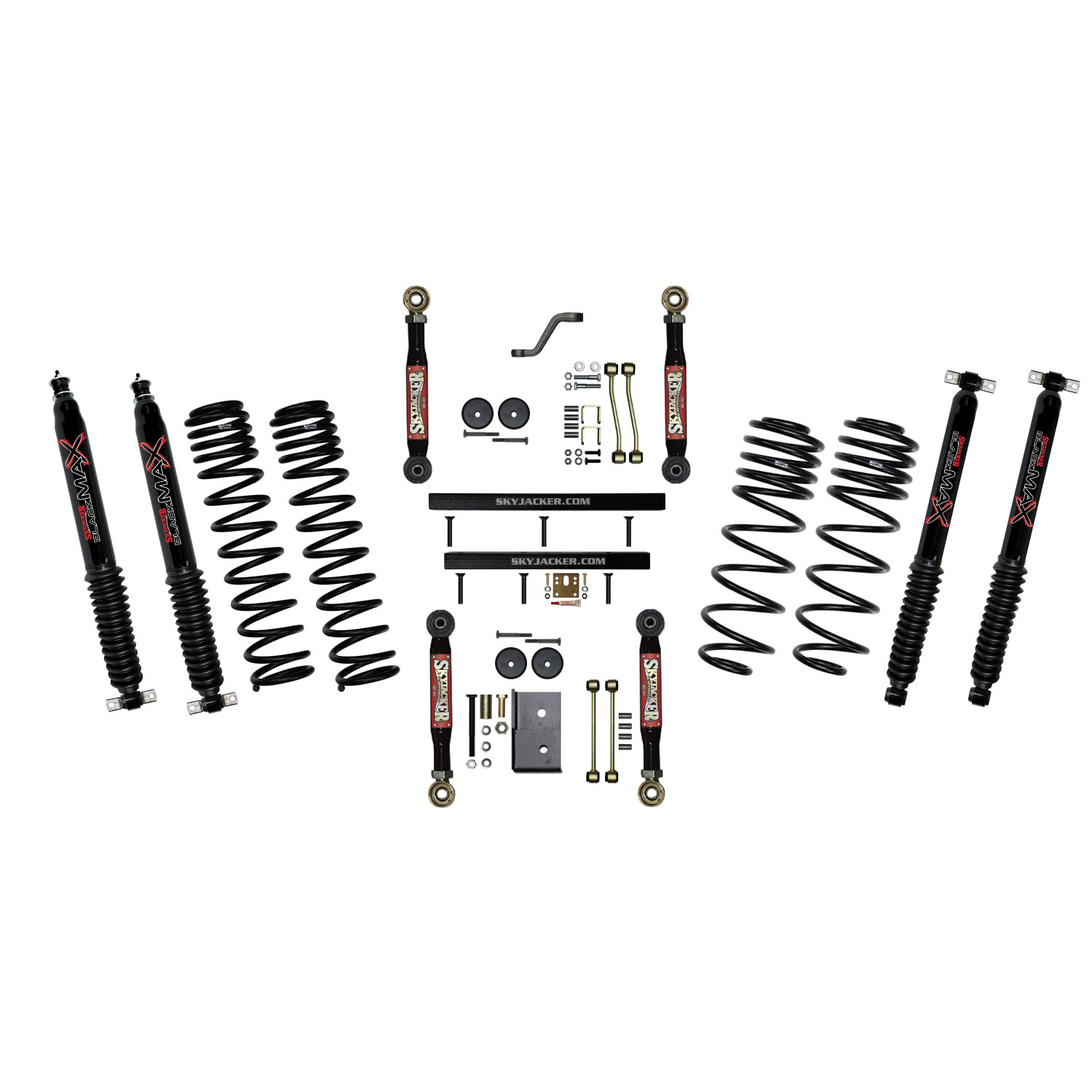 Skyjacker Long Travel Series Suspension Lift Kit w/Shocks TJ403BPBLTX