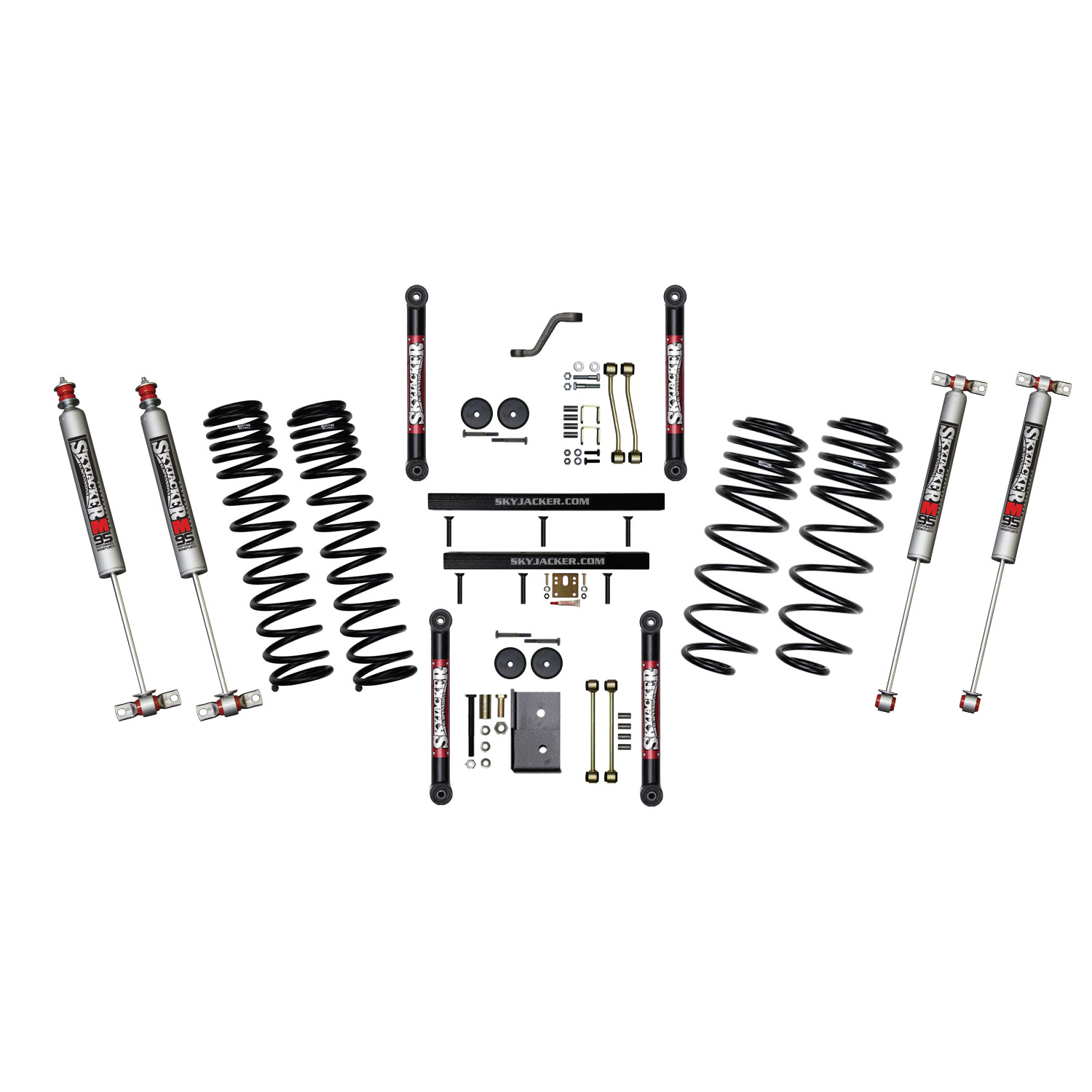 Skyjacker Long Travel Series Suspension Lift Kit w/Shocks TJ403BPMLT