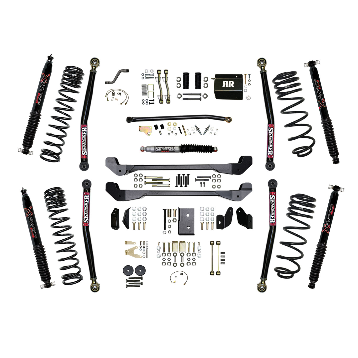 Skyjacker Long Arm Suspension Lift Kit w/ Shocks TJ40RR1LTK-B