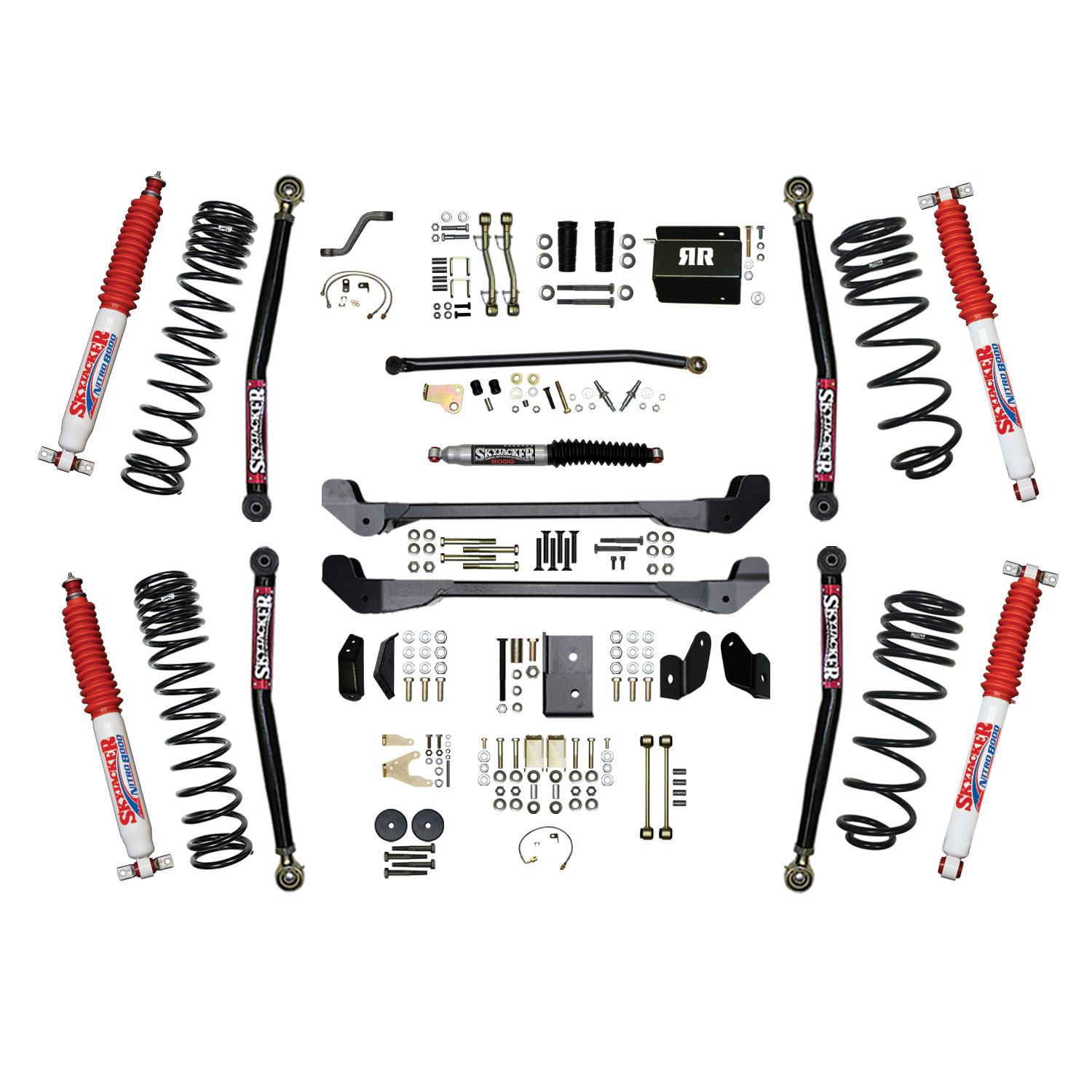 Skyjacker Long Arm Suspension Lift Kit w/ Shocks TJ40RR1LTK-N