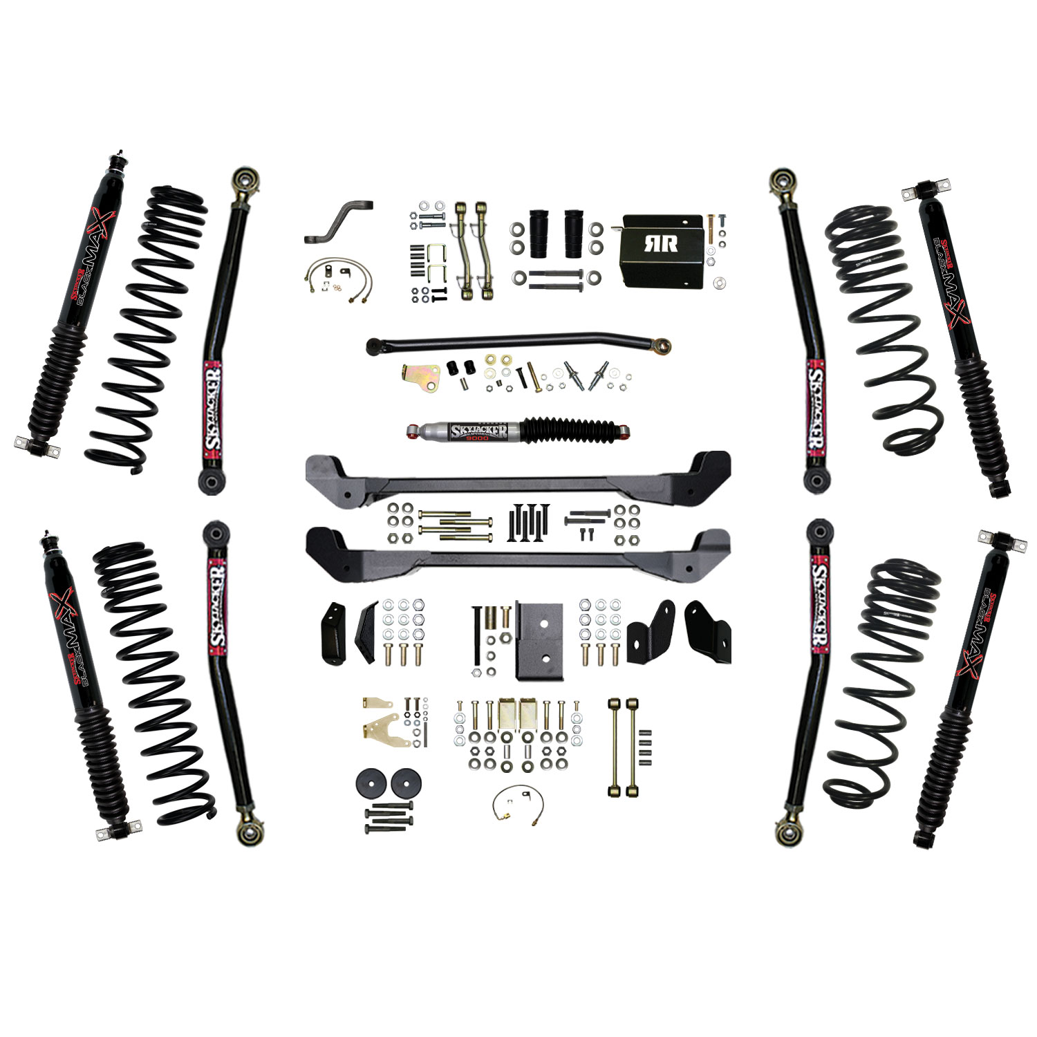 Skyjacker Long Arm Suspension Lift Kit w/ Shocks TJ60RR1LTK-B