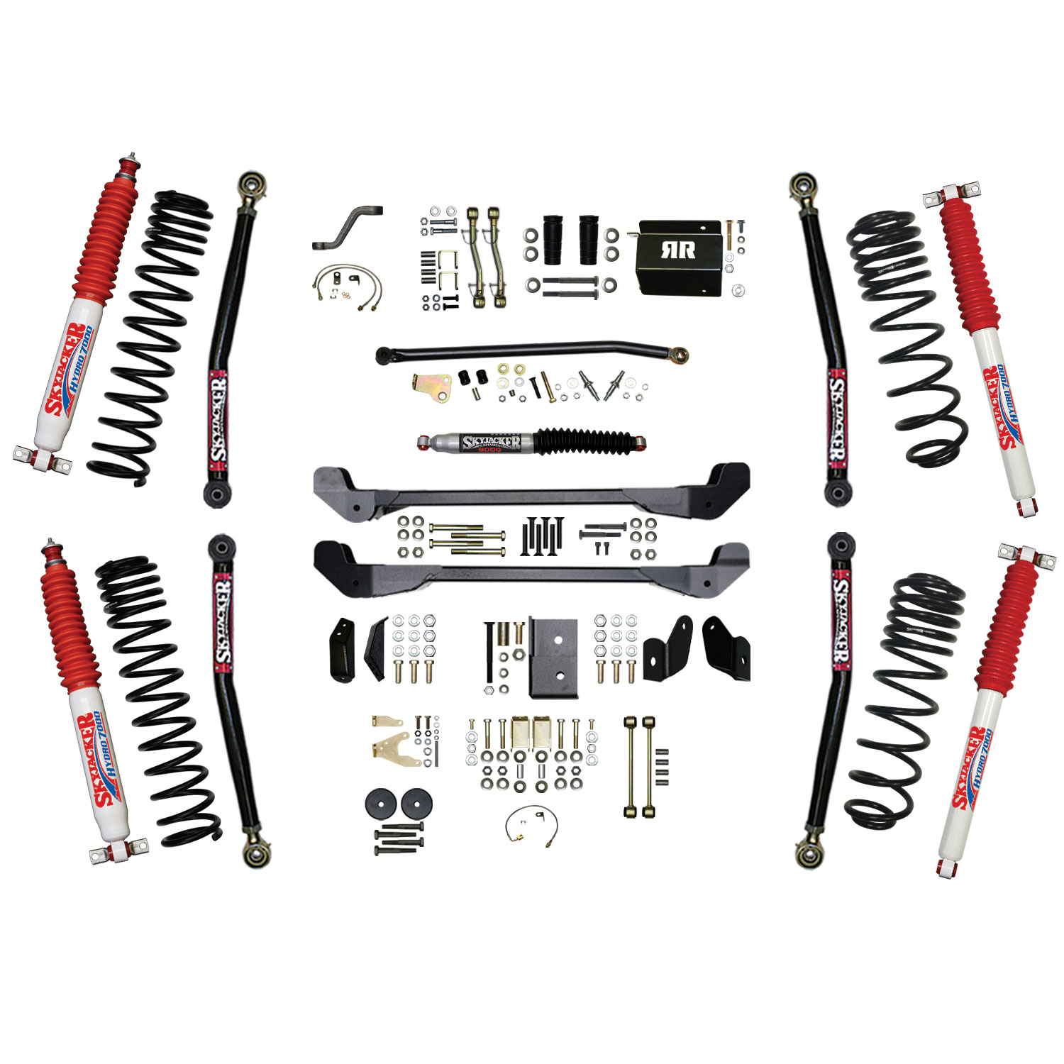 Skyjacker Long Arm Suspension Lift Kit w/ Shocks TJ60RR1LTK-H