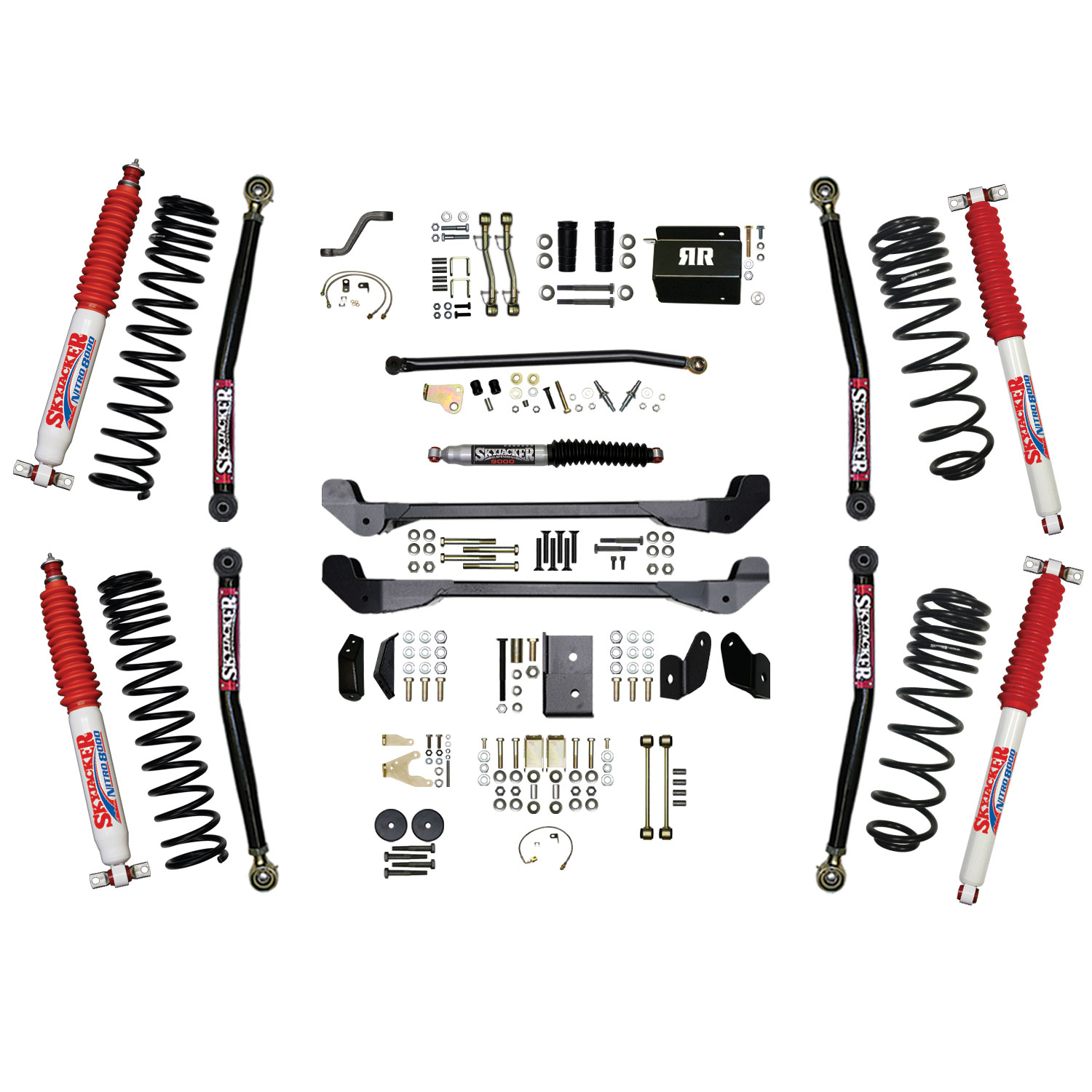 Skyjacker Long Arm Suspension Lift Kit w/ Shocks TJ60RR1LTK-N