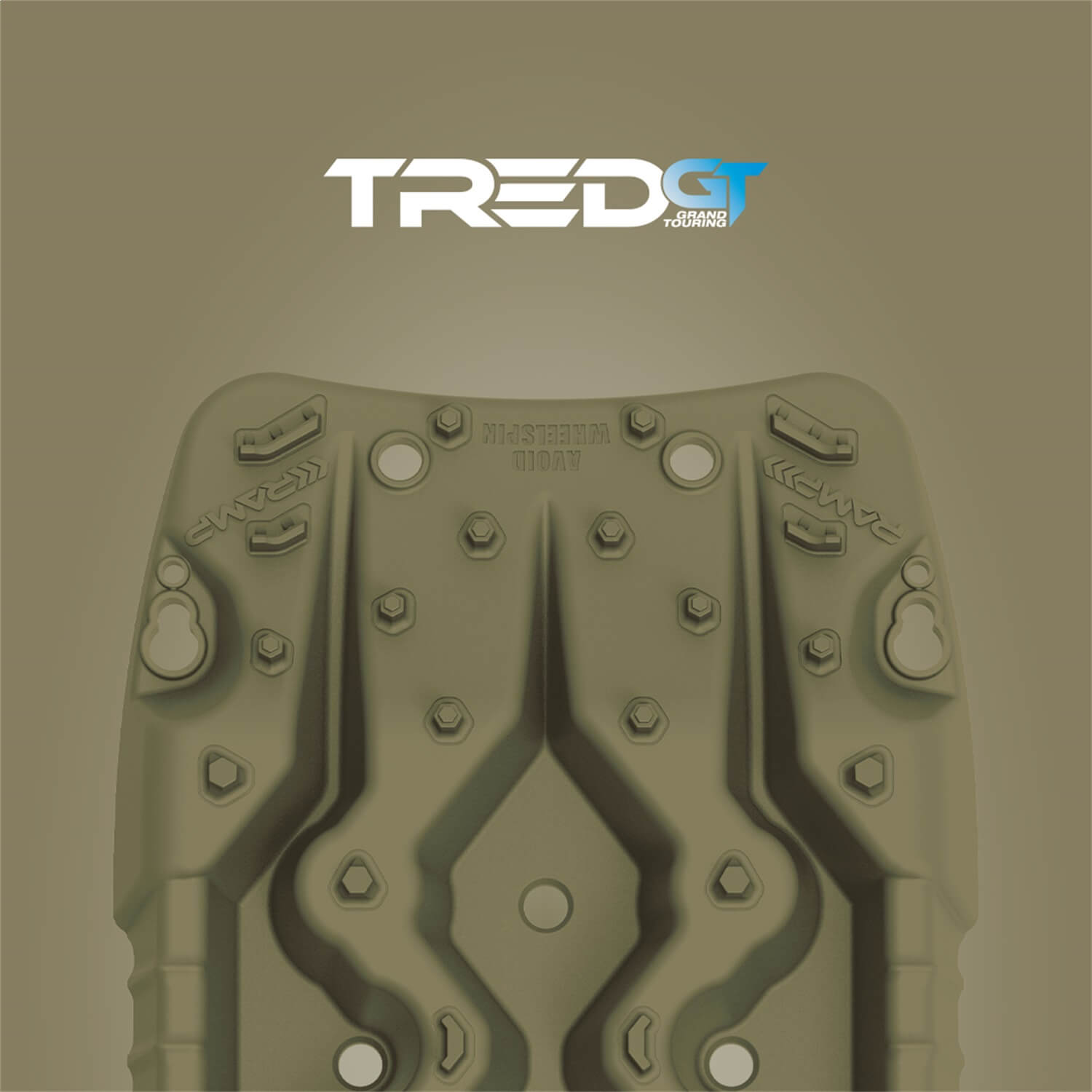 ARB TRED GT Military Green Recovery Boards TREDGTMG