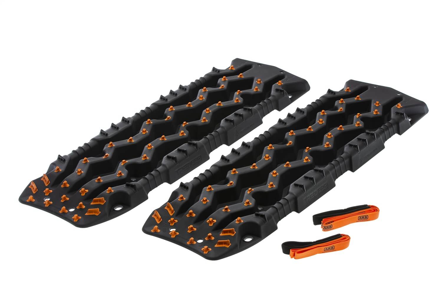 ARB TRED Pro Black/Orange Recovery Boards TREDPROBOB