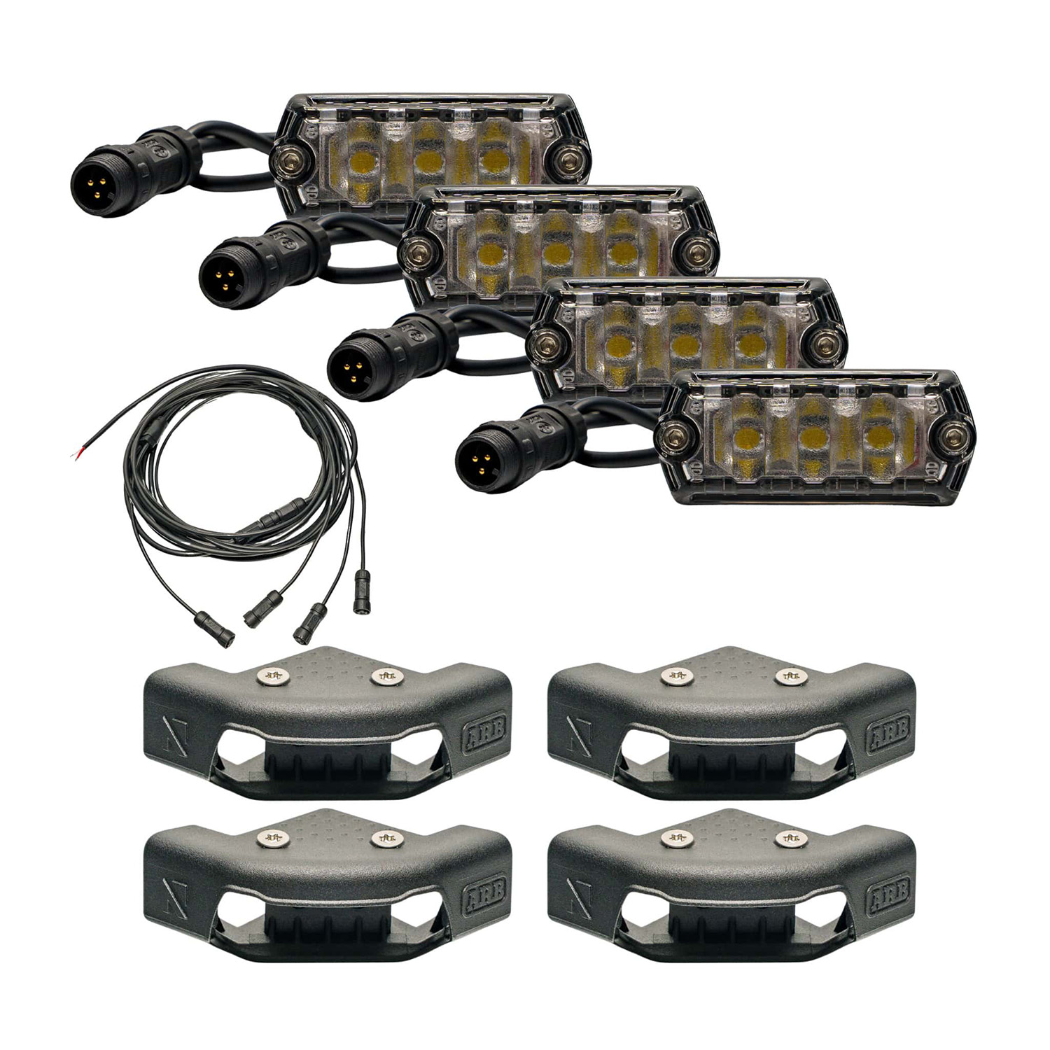 ARB NANO ARB BASE Rack 4 Cap Light Kit V5AR2