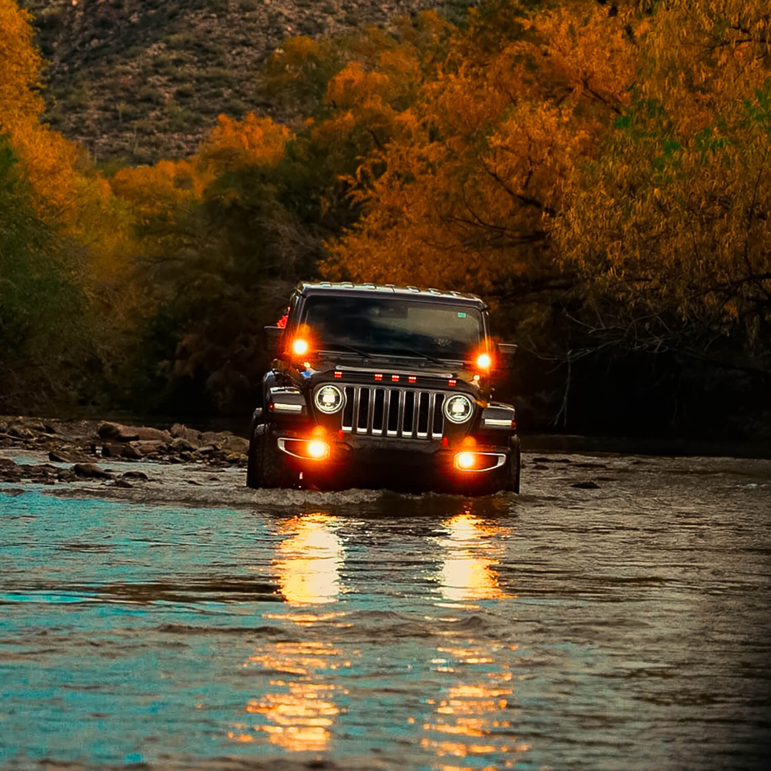 ARB NACHO SAE Only Amber Plug N Play Fog Light Kit V3JW1KASO