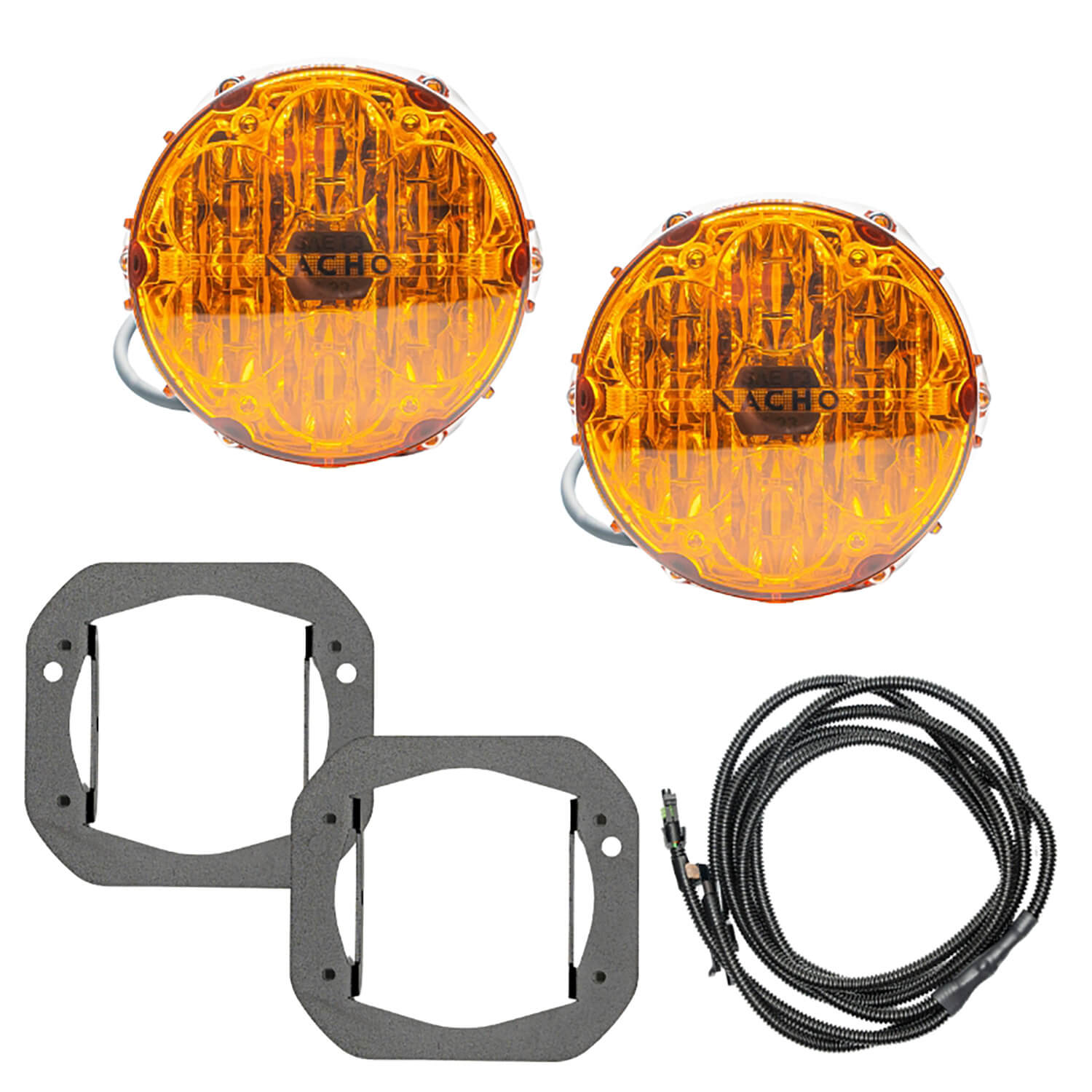 ARB NACHO SAE Only Amber Plug N Play Fog Light Kit V3JW1KASO