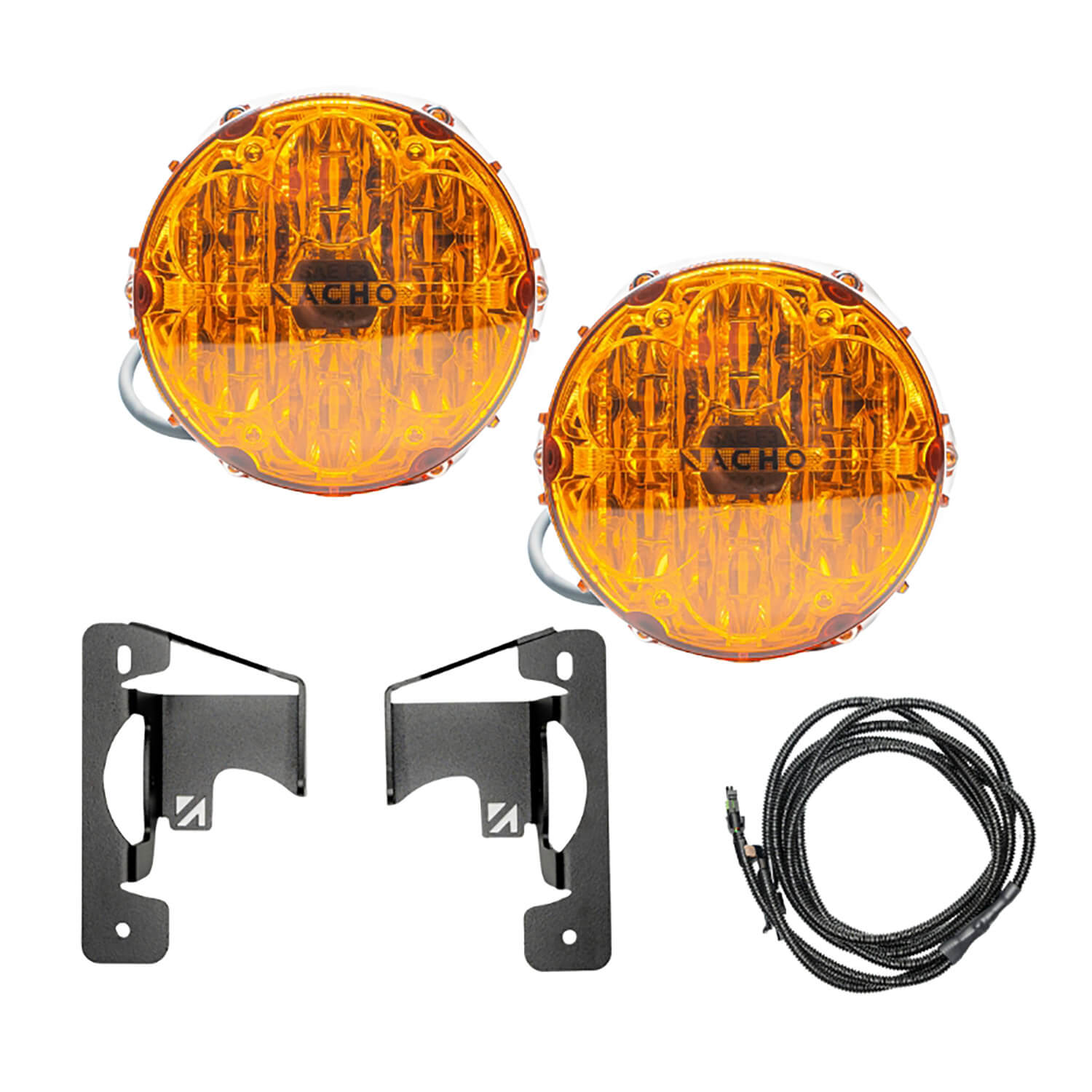 ARB NACHO SAE Only Amber Plug N Play Fog Light Kit V3JW2KASO