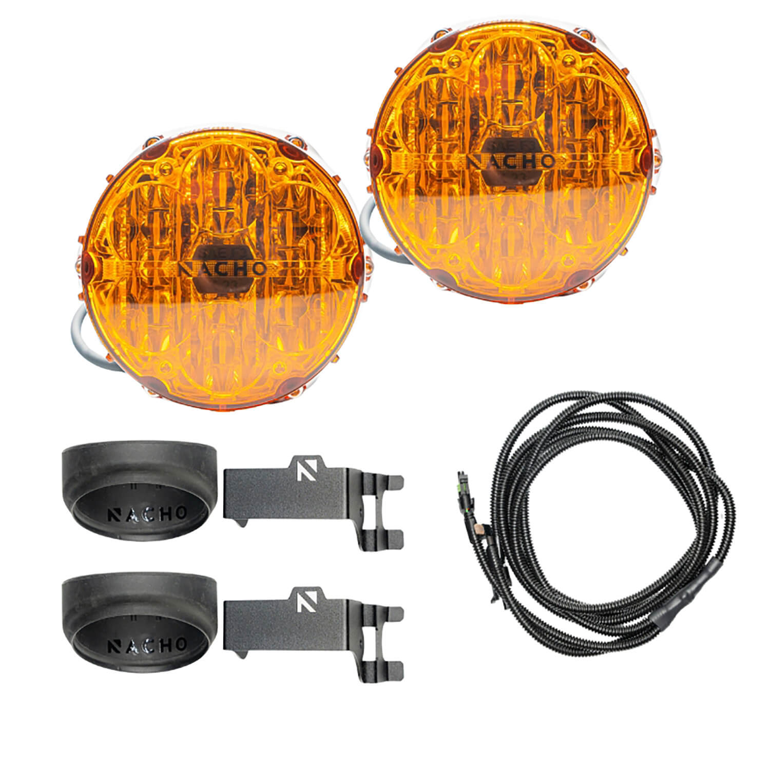 ARB NACHO SAE Only Amber Plug N Play Fog Light Kit V3TO1KASO