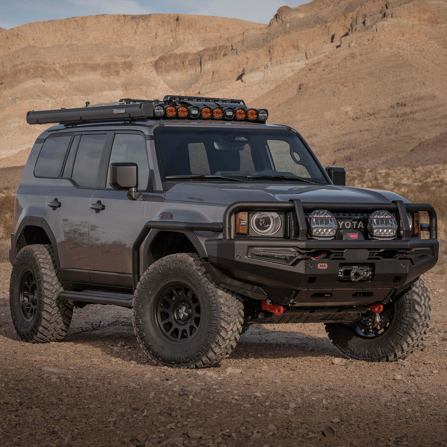 ARB Summit Side Step and Rail Kit 4421175K1