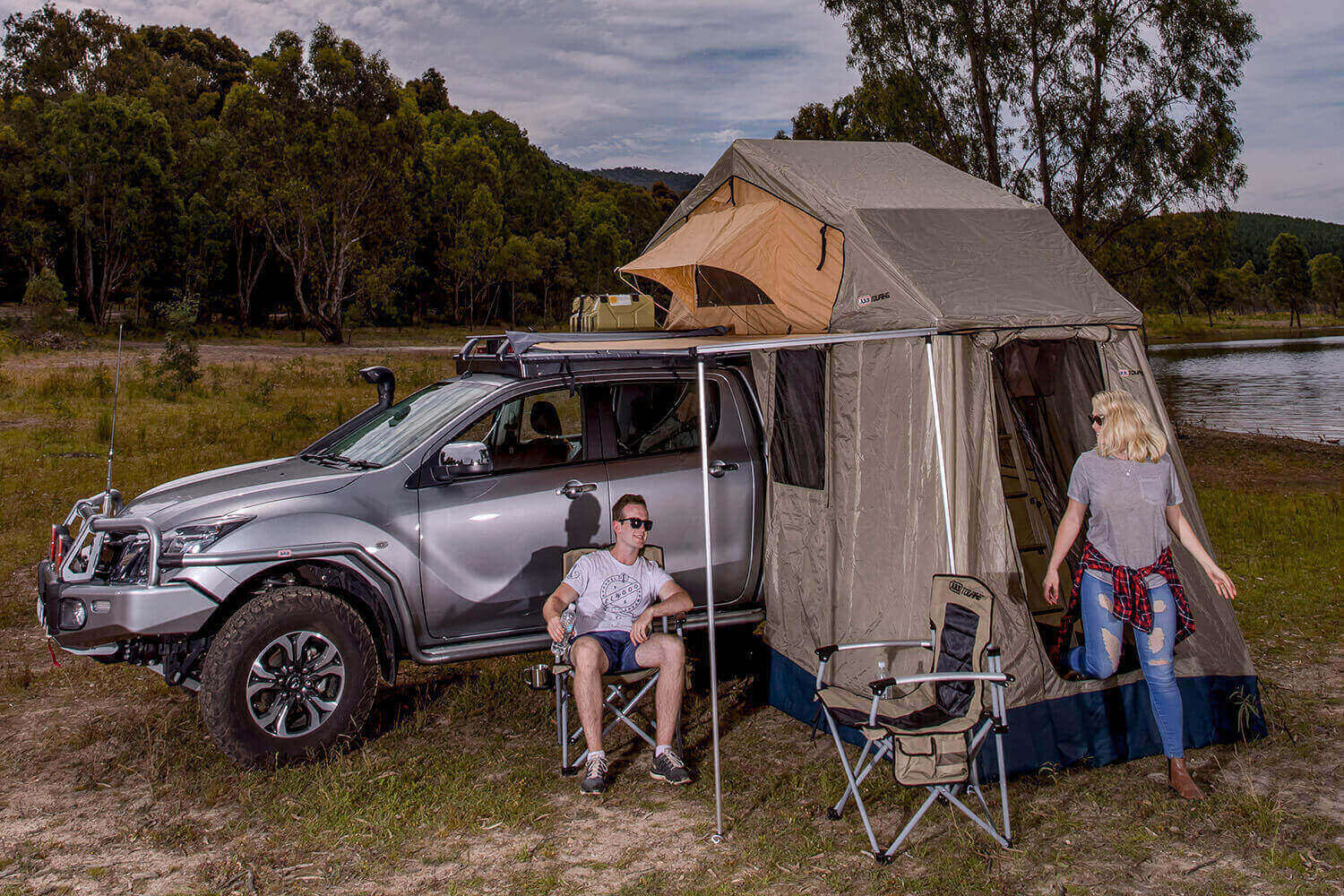ARB Simpson III Rooftop Tent with Annex 803804