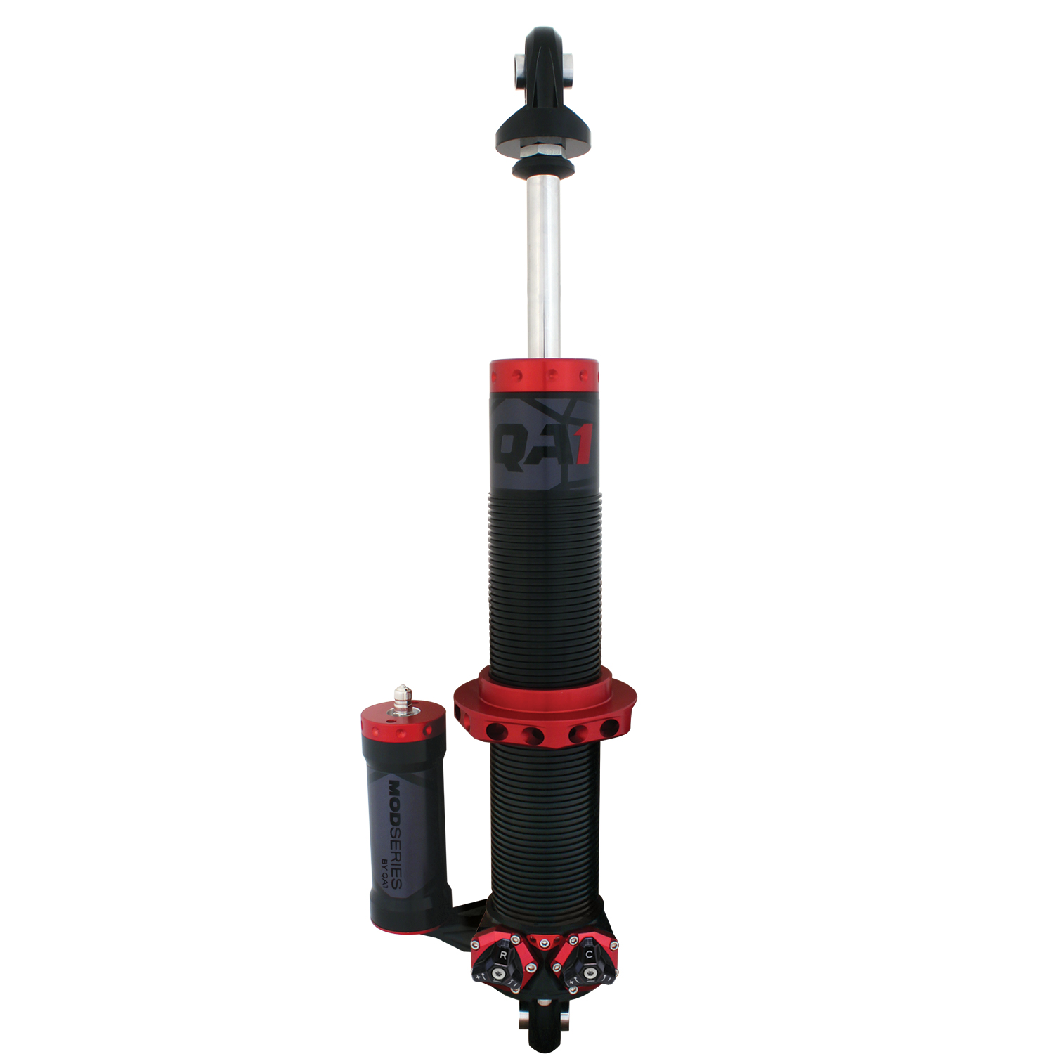 QA1 Shock, MOD C-O, LH Piggyback 8.63" Comp, 11.13"Ext, 2.5" Travel, Eye-B/Eye-B M311PL