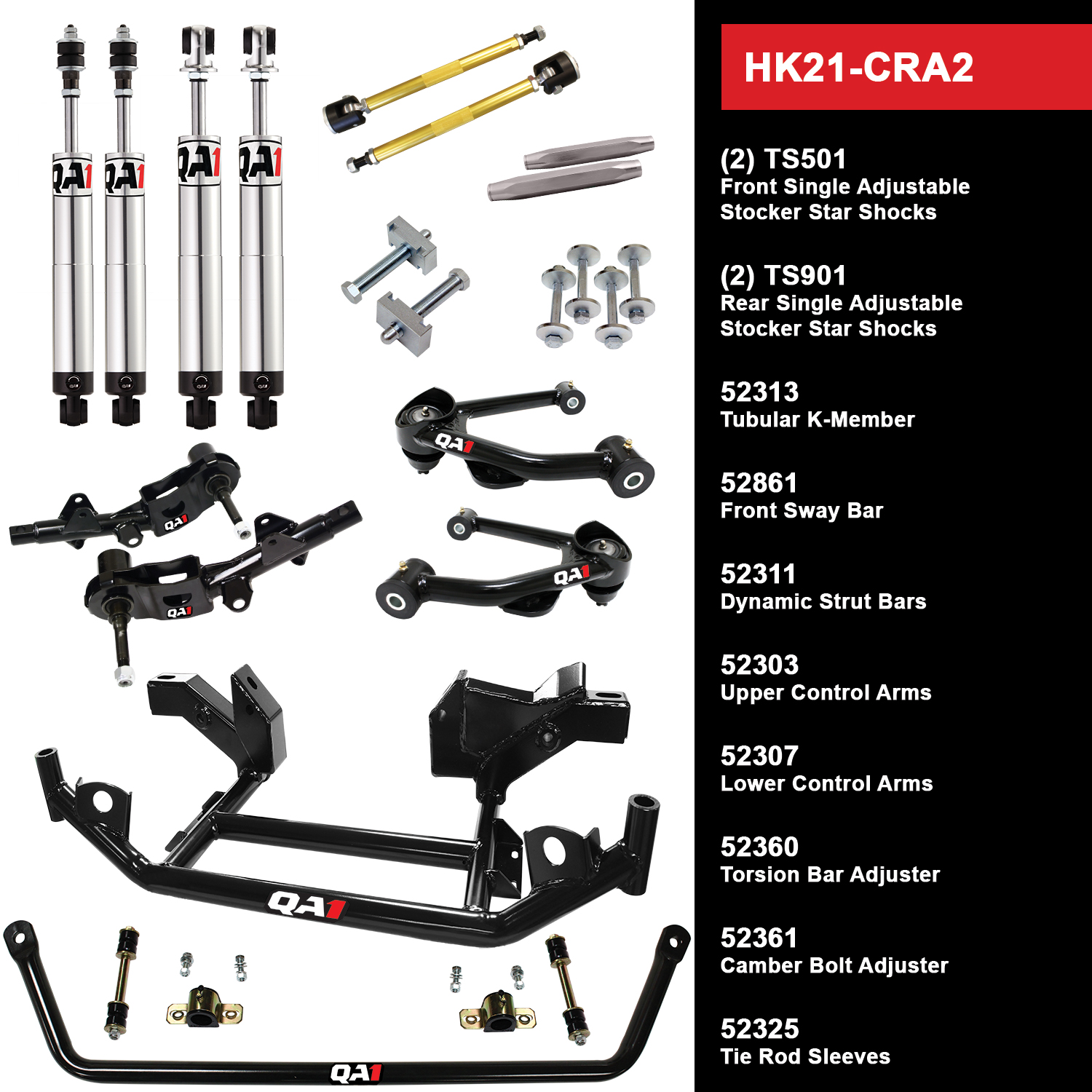 QA1 Handling Kit Level 1, Mopar A-Body HK21-CRA2