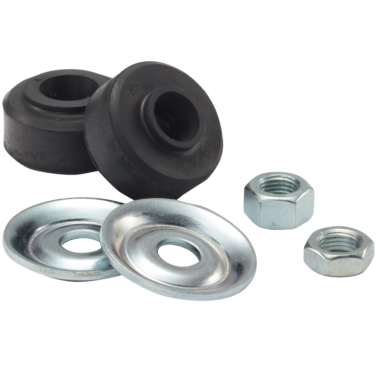 QA1 Shock Stud Bushing Kit, With Jam Nut MK03
