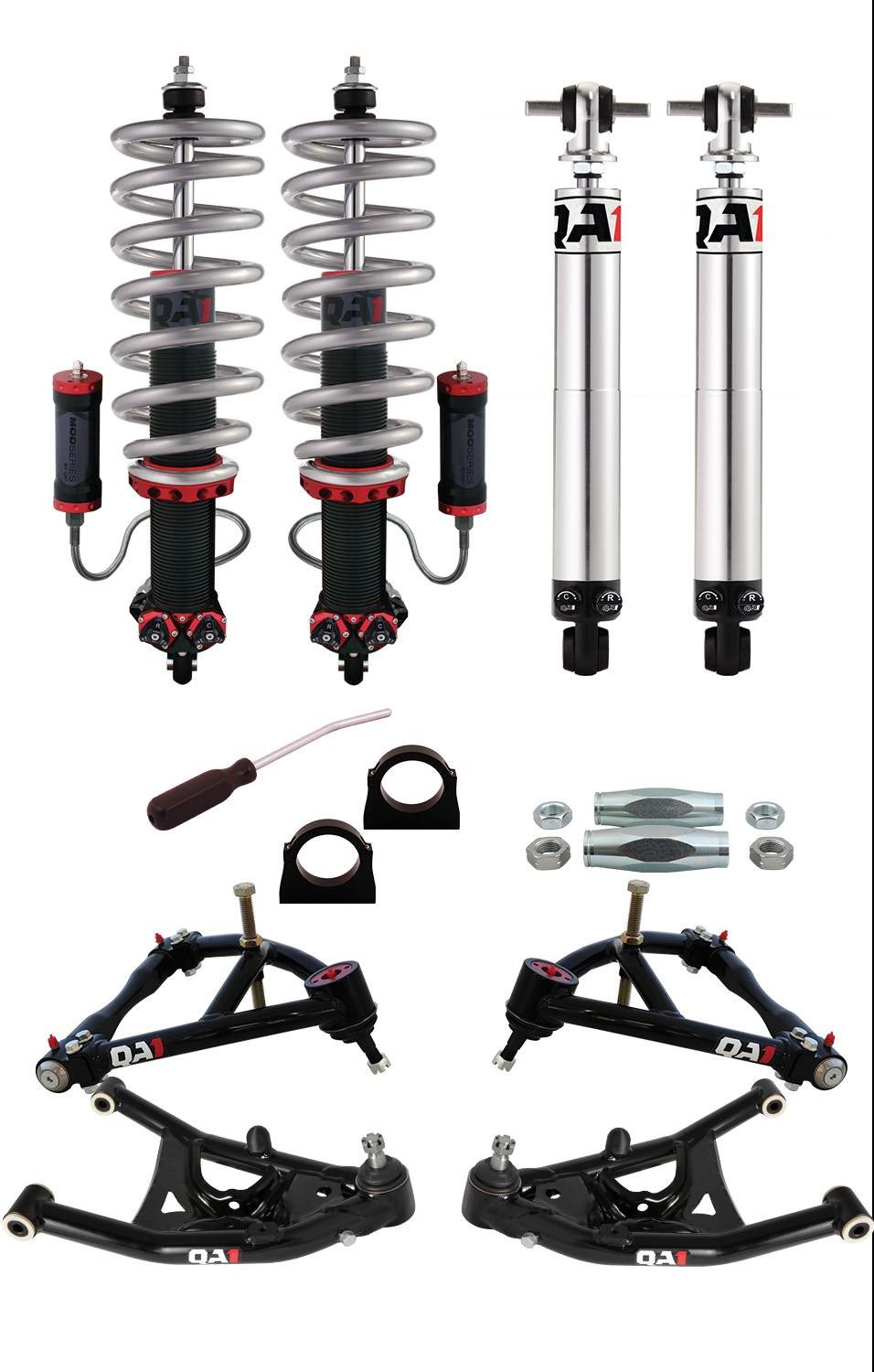 QA1 Drag Kit 2.0, Level 3, X-Body, 68-74 GM X-Body, W/Shocks DK23-GMX2