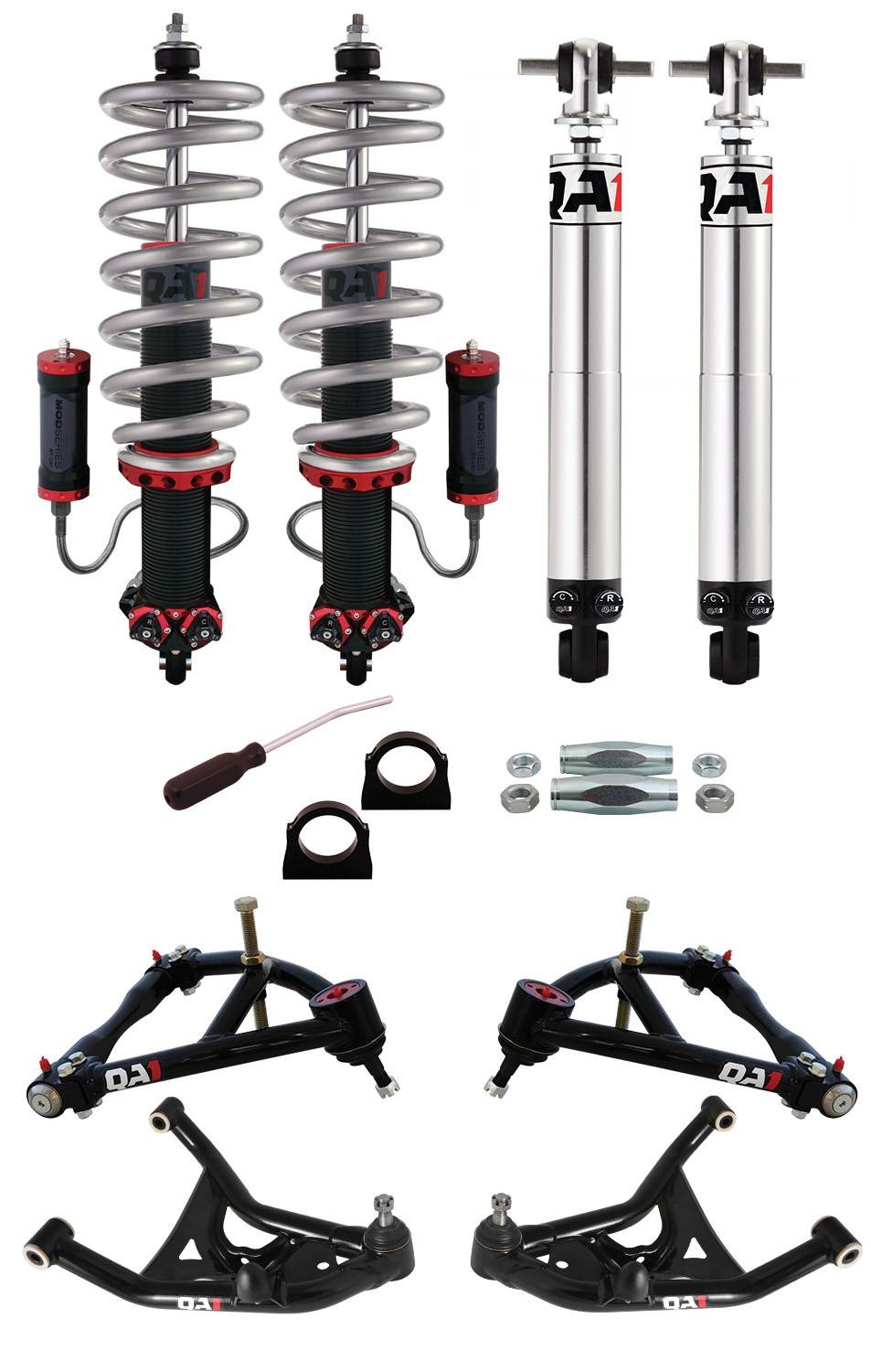 QA1 Drag Kit 2.0, Level 3, X-Body, 75-79 GM X-Body, W/Shocks DK23-GMX3