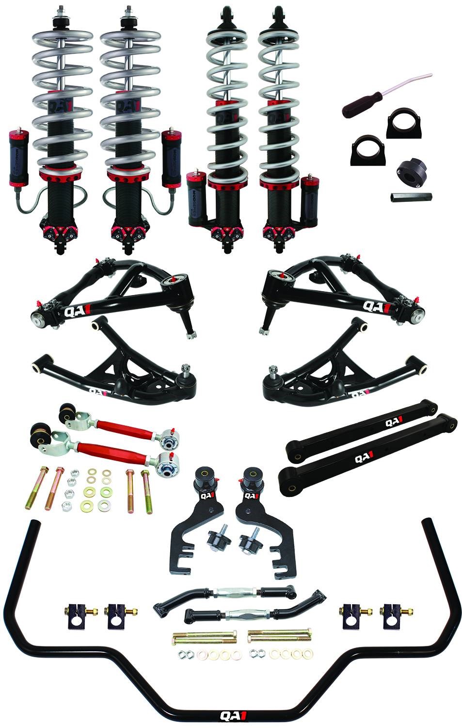 QA1 Drag Kit 2.0, Level 3, A-Body, 68-72 GM A-Body, W/Shocks DK23-GMA2
