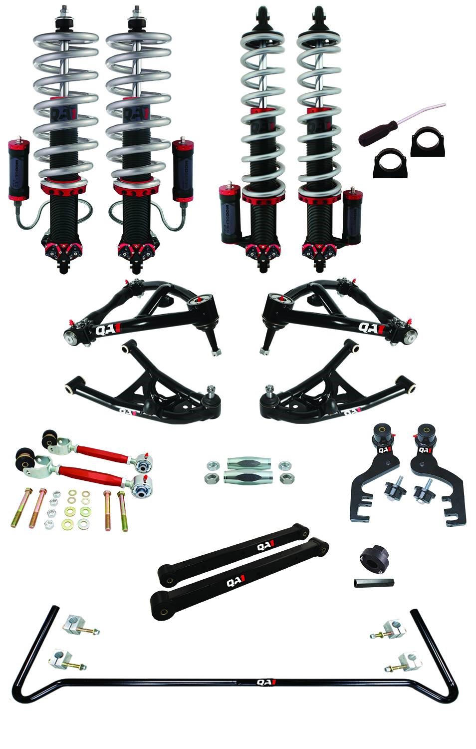 QA1 Drag Kit 2.0, Level 3, A-Body, 73-77 GM A-Body, W/Shocks DK23-GMA3