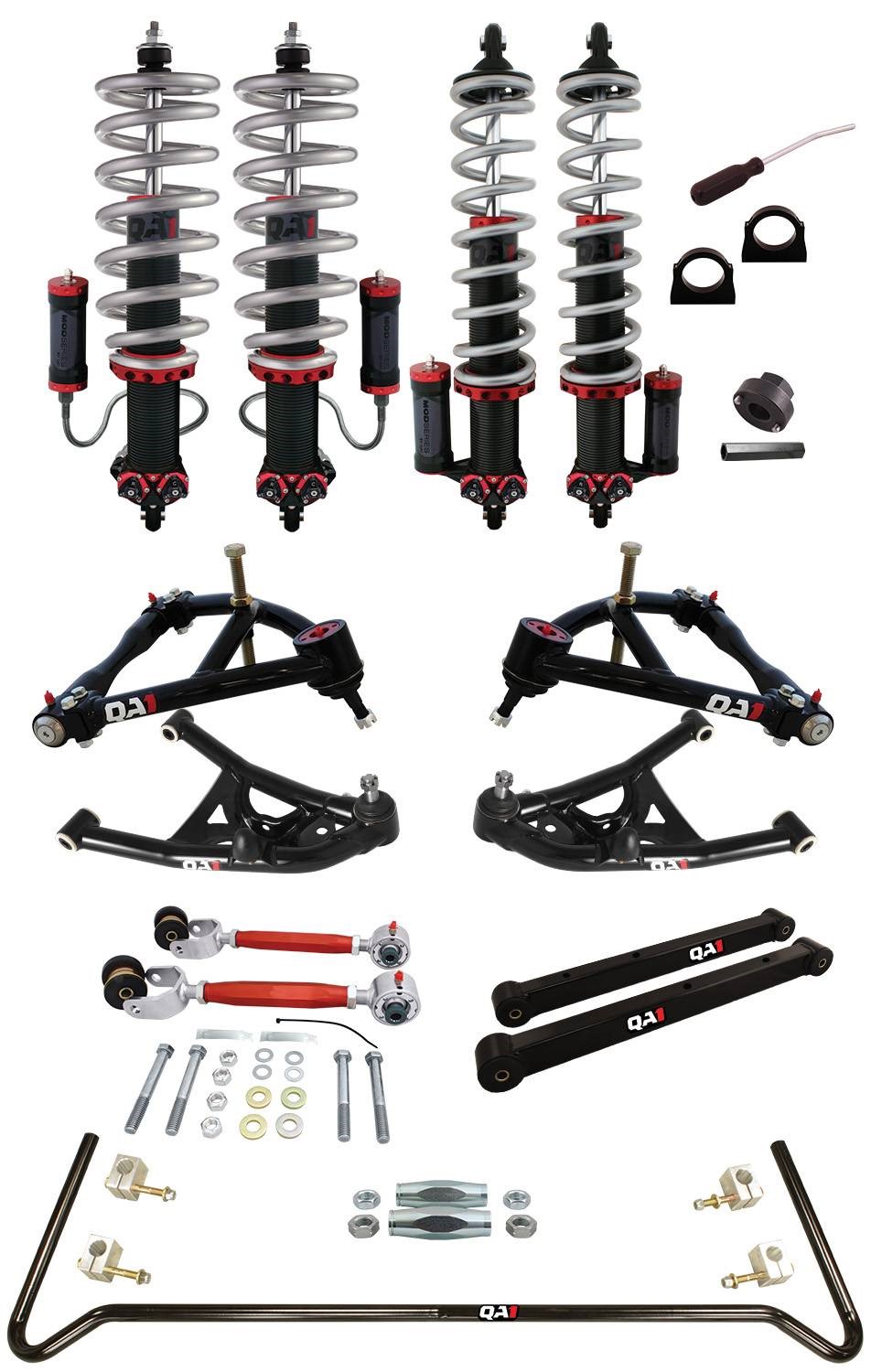 QA1 Drag Kit 2.0, Level 3, B-Body, 78-93 GM B-Body, W/Shocks DK23-GMB4