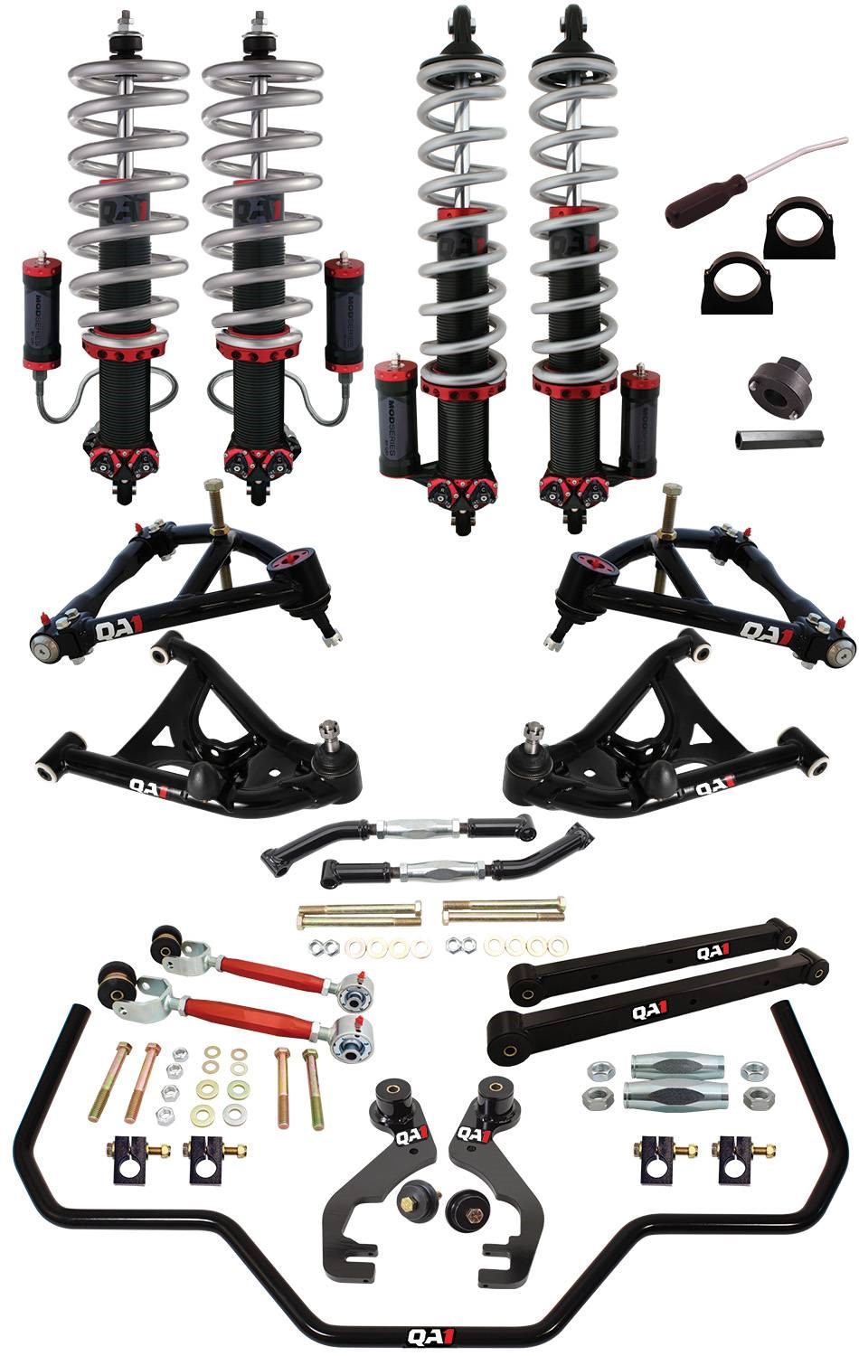 QA1 Drag Kit 2.0, Level 3, G-Body, 78-88 GM G-Body, W/Shocks DK23-GMG1