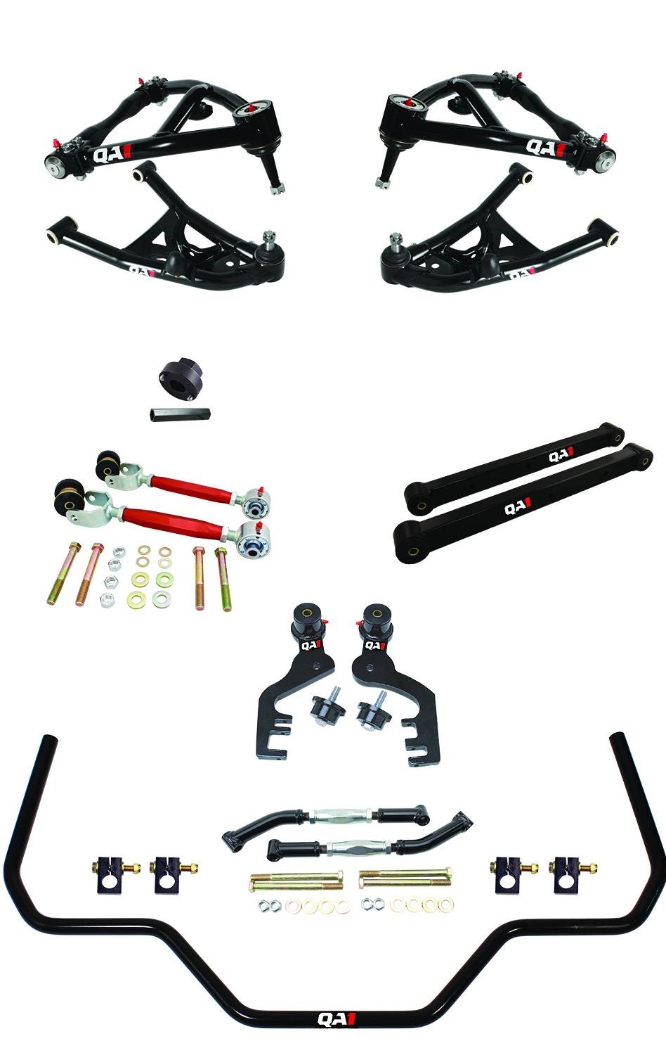 QA1 Drag Kit 2.0, Level 3, A-Body, 68-72 GM A-Body, W/O Shocks DK33-GMA2