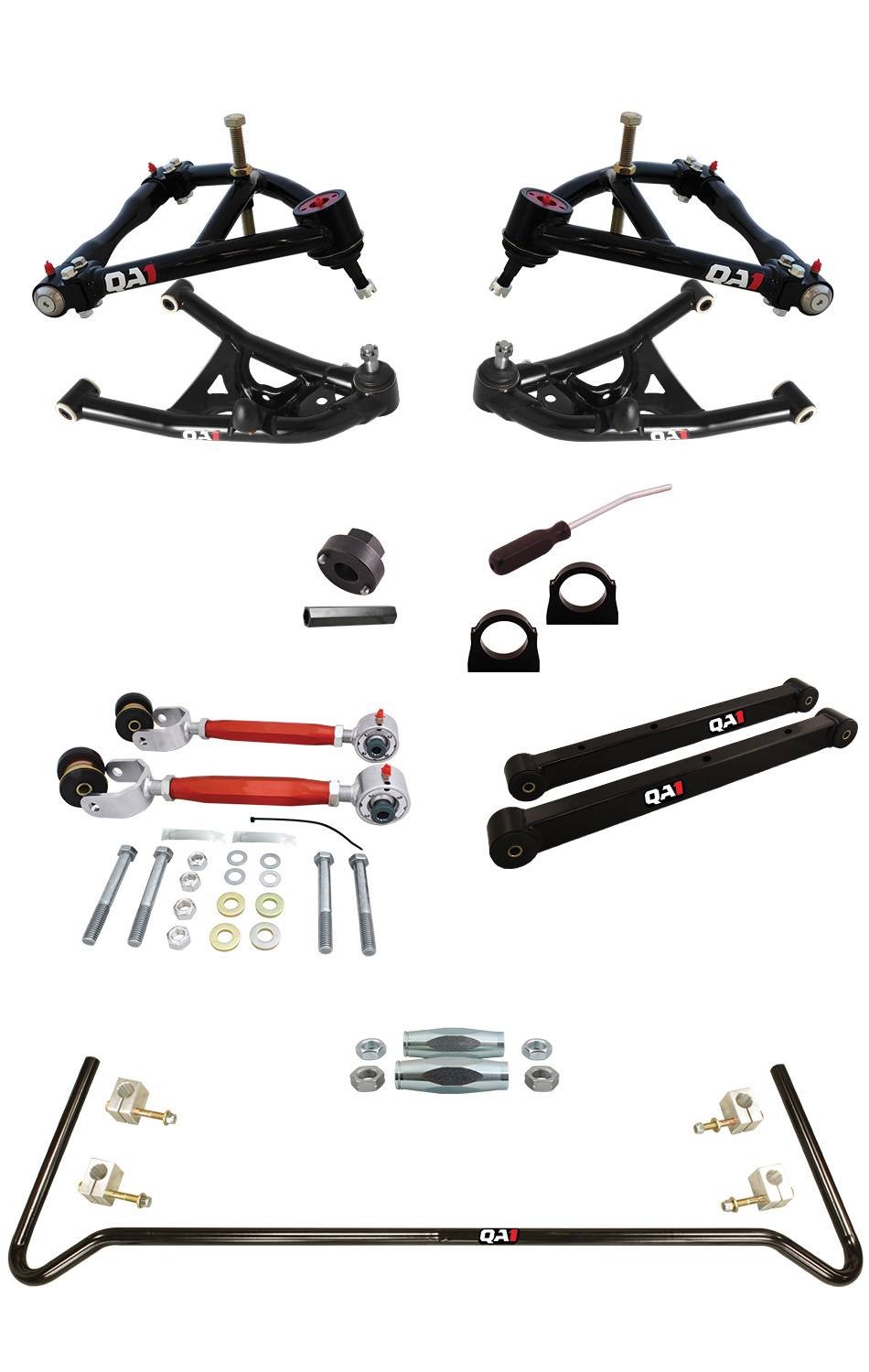 QA1 Drag Kit 2.0, Level 3, B-Body, 78-93 GM B-Body, W/O Shocks DK33-GMB4