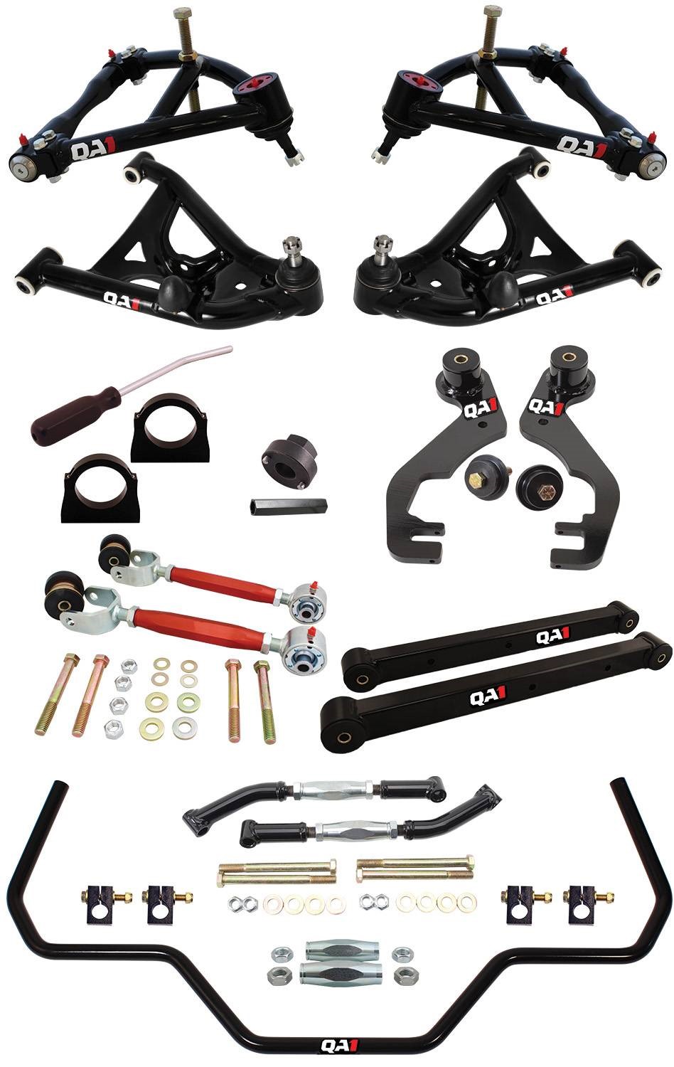 QA1 Drag Kit 2.0, Level 3, G-Body, 78-88 GM G-Body, W/O Shocks DK33-GMG1