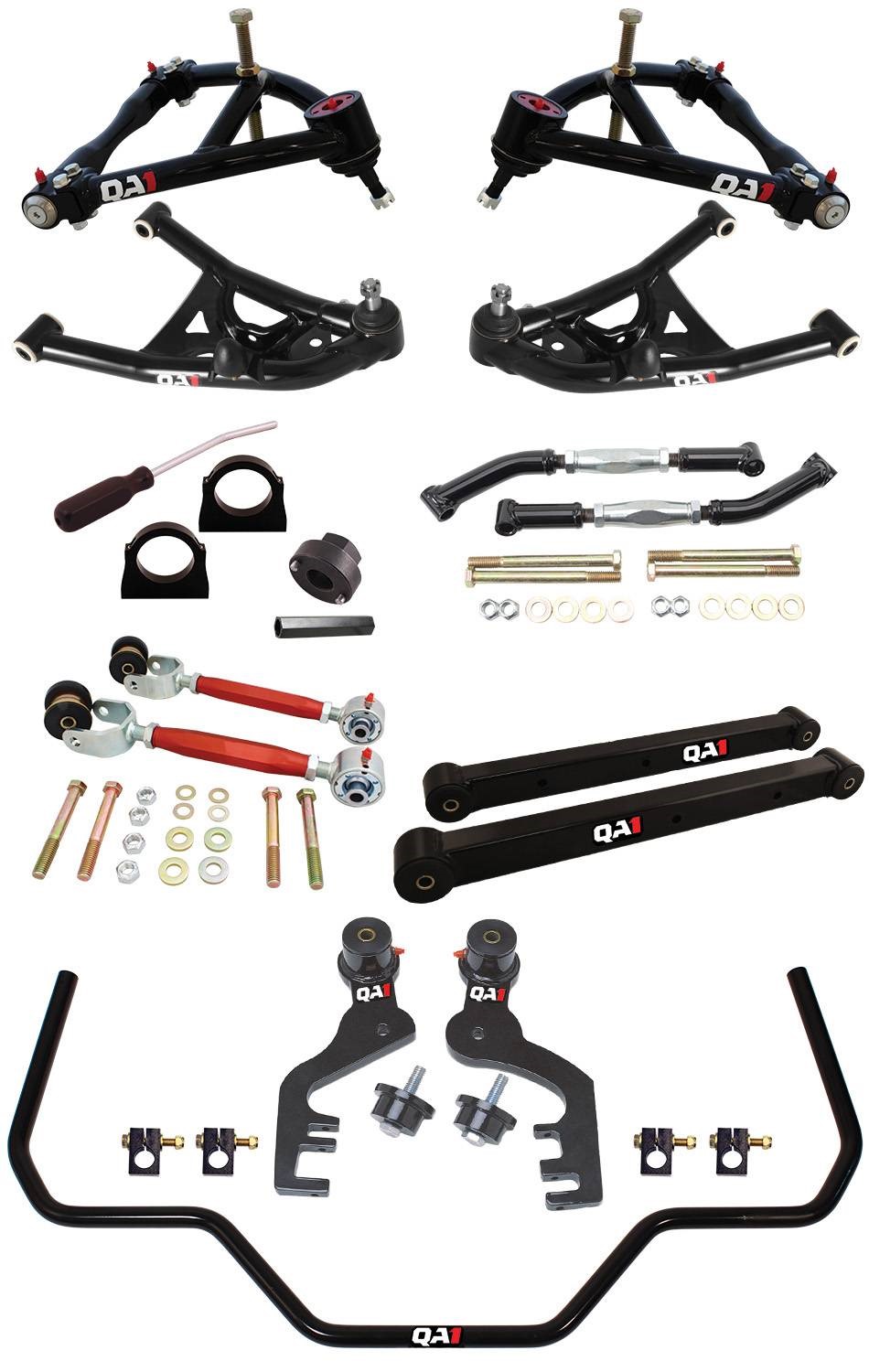 QA1 Drag Kit 2.0, Level 3, G-Prix, Monte, 69-72 GM G-Body, W/O Shocks DK33-GMG2