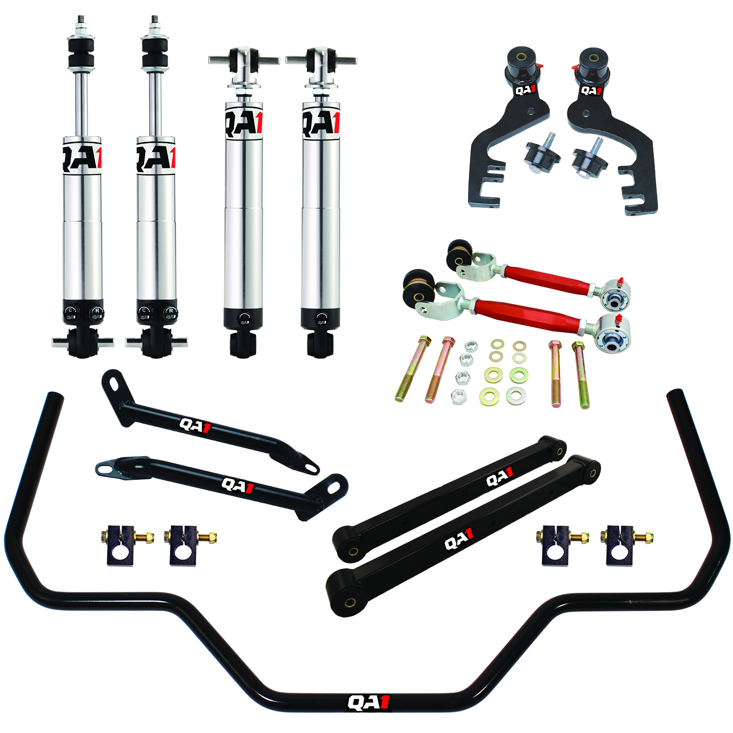 QA1 Drag Kit 2.0, Level 1, Gr Pr/Mnte Carlo Gm, 69-72 G-Body, W/ Shocks DK21-GMG2
