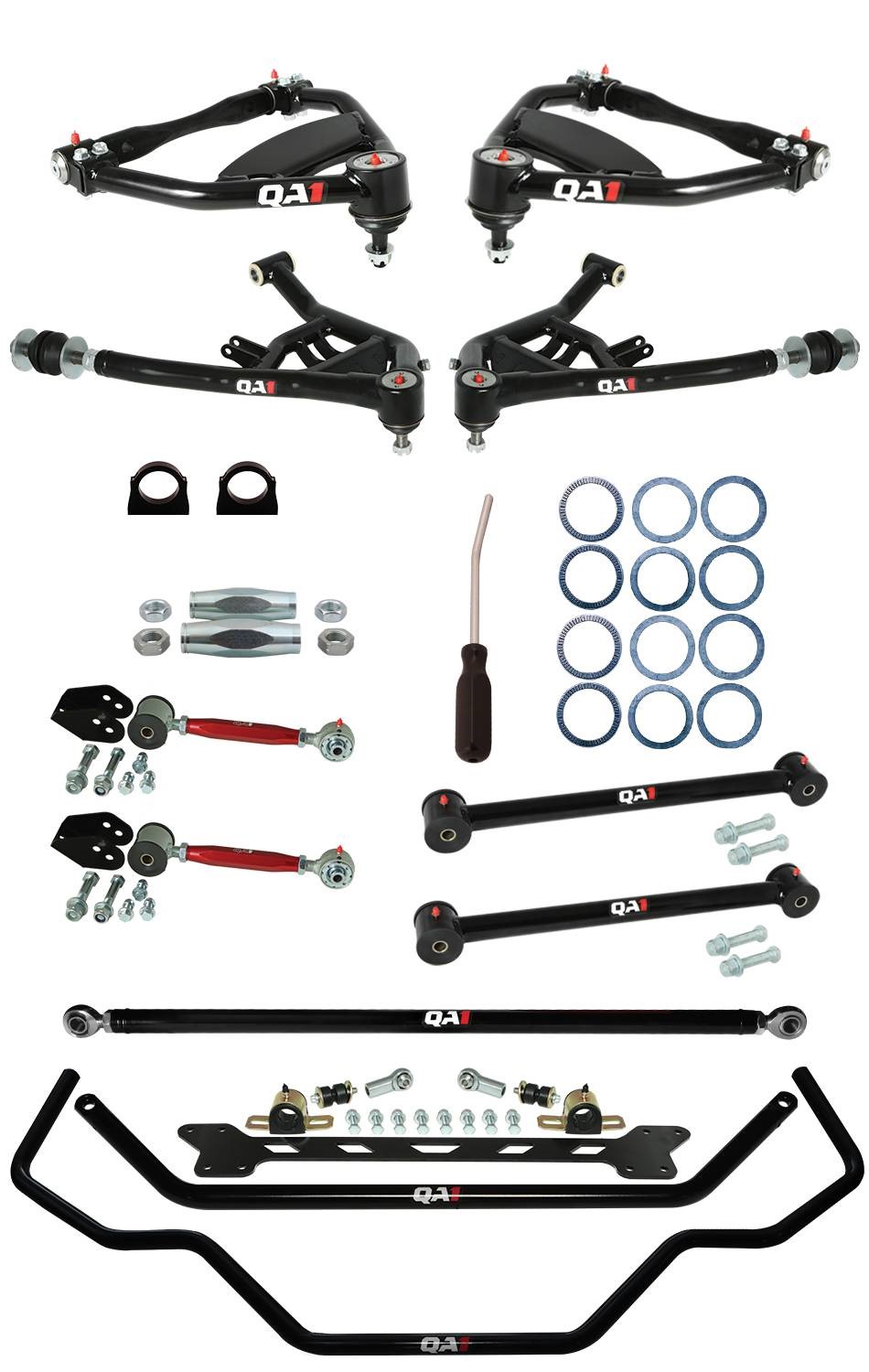 QA1 Handling Kit 2.0, Level 3, B-Body, 65-68 Chevy B-Body, W/O Shocks HK13-GMB2