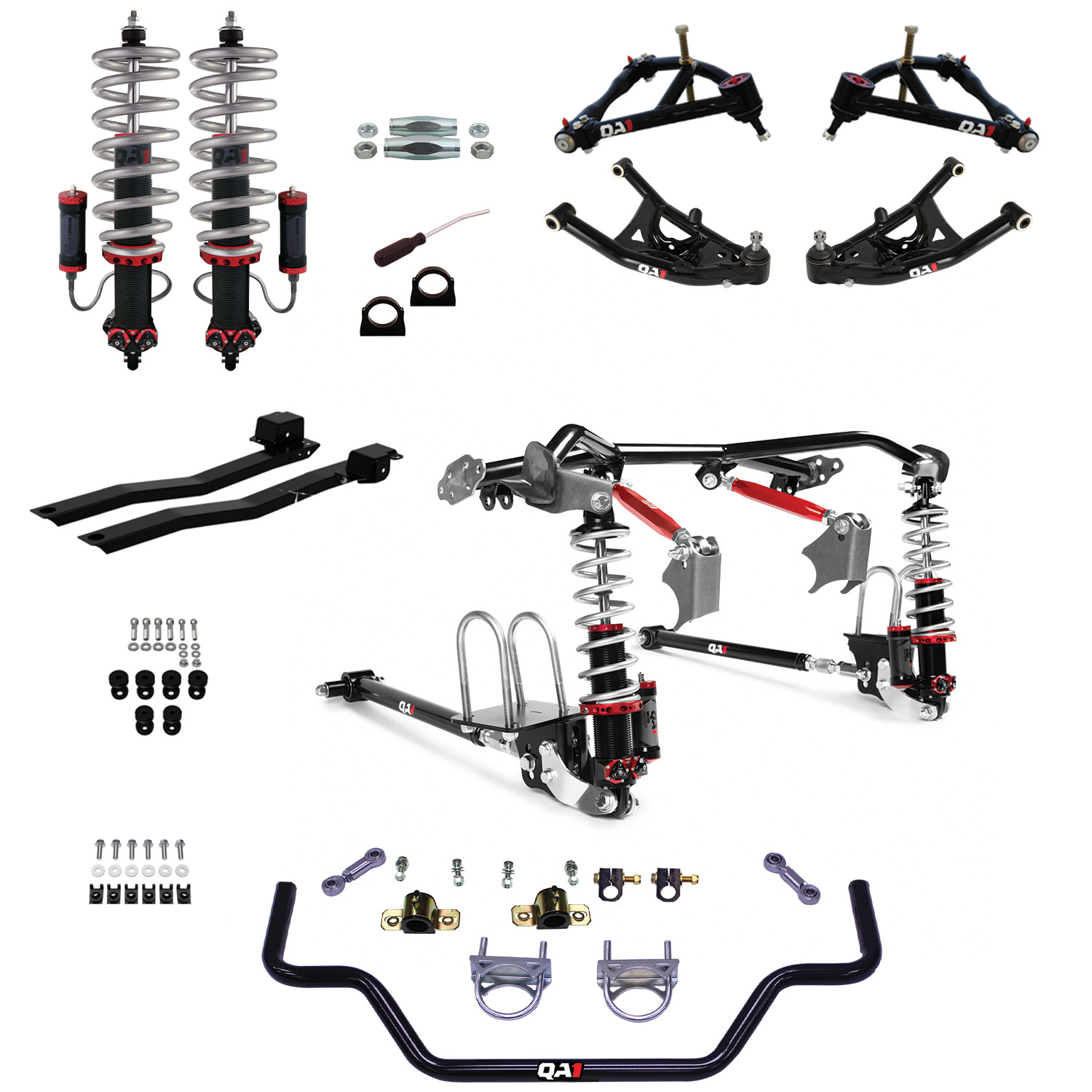 QA1 QA1, DK43-GMF1, Level 3 Drag Full Vehicle Suspension Kit DK43-GMF1
