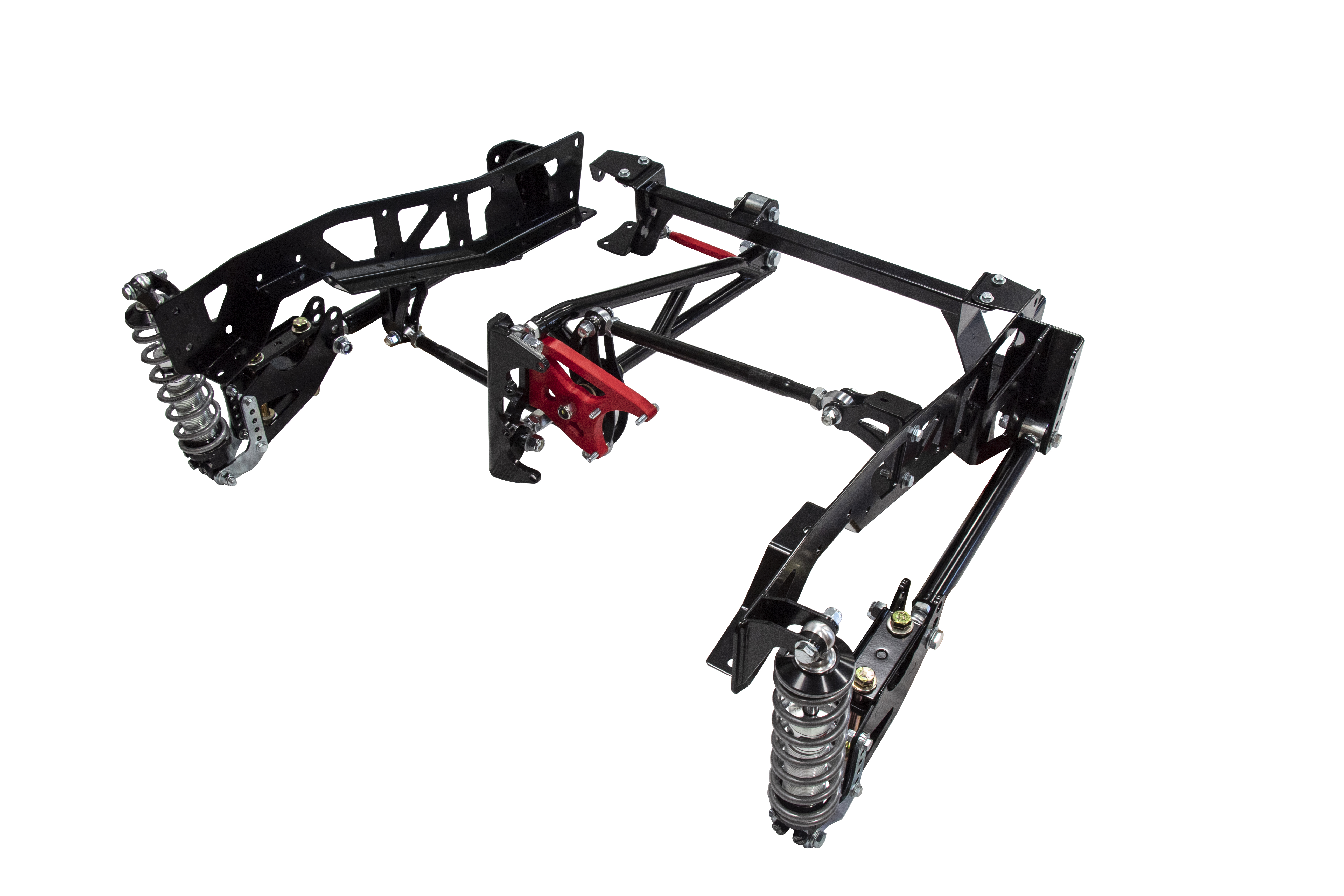 QA1 Long wheelbase, single adjustable shocks, 170 lb. springs R122-170