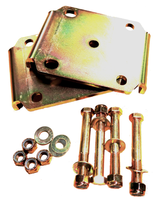 Ridetech 1" lowering kit for StreetGrip on a 1967-1969 F-Body with a mono-leaf axle. 11164797