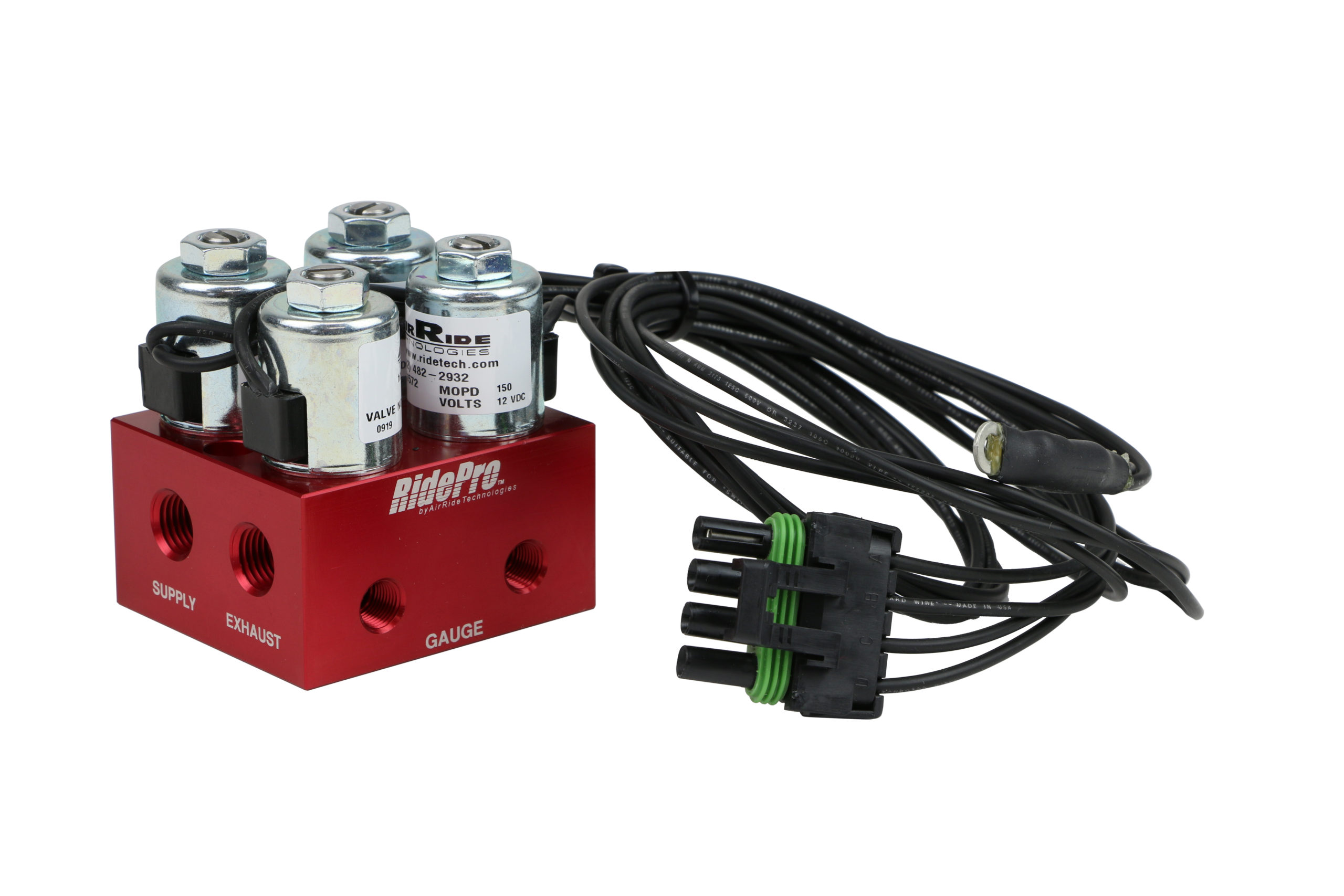 Ridetech RidePro 2-Way valve with 1/4" NPT ports. 31932501