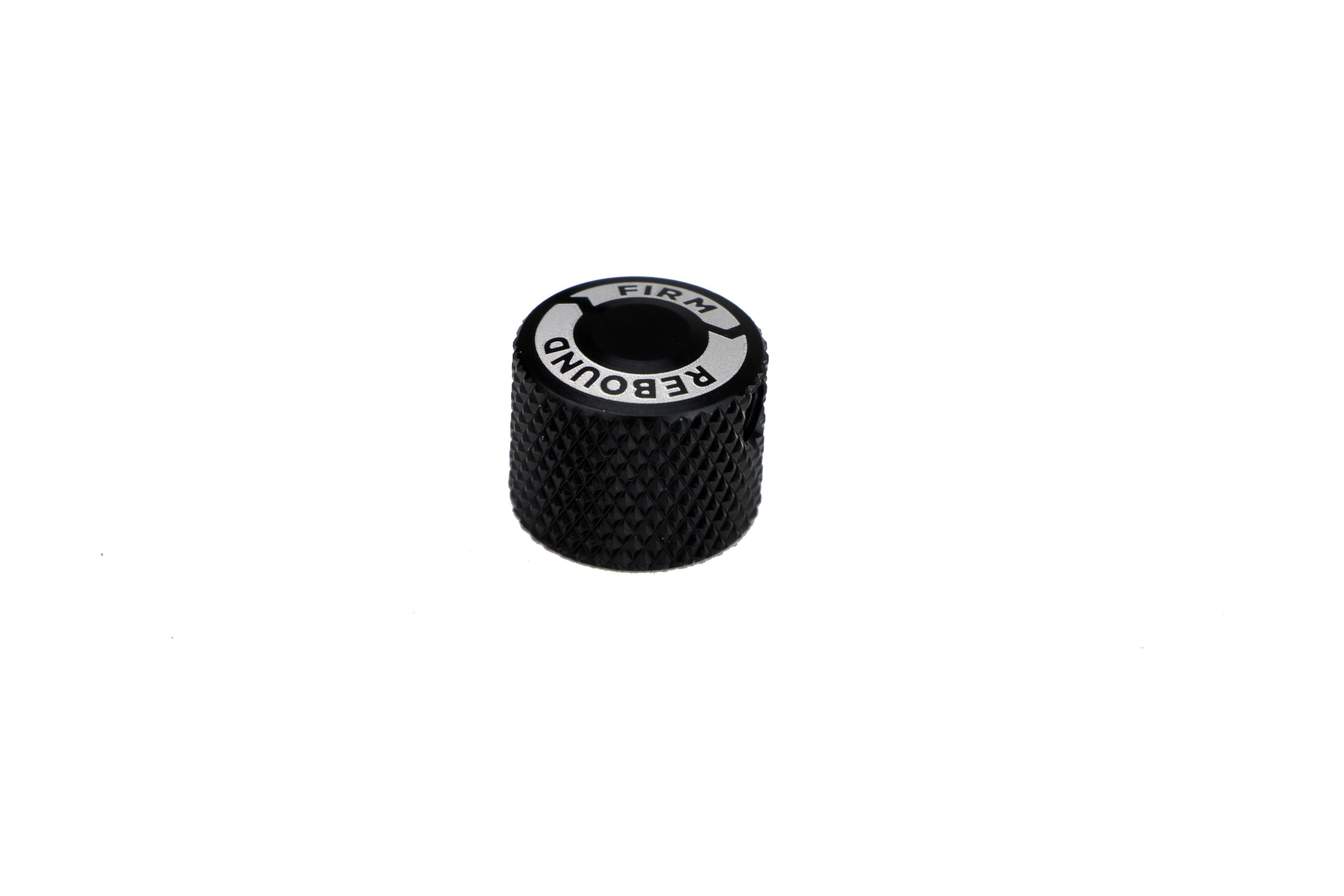 Ridetech Short rebound knob for Ridetech HQ Shocks, aluminum, black. 210-35-199-2