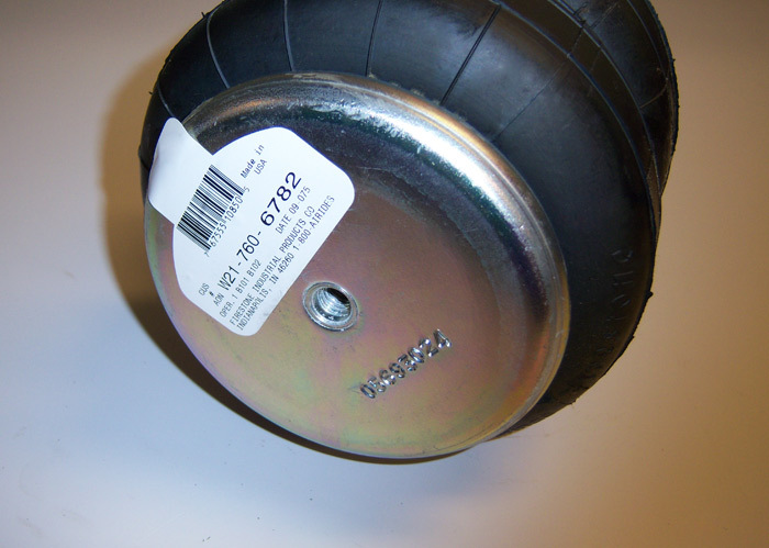 Ridetech Firestone 6781 double convoluted air spring, 6.5" diameter with 1/4" npt port. 90006781