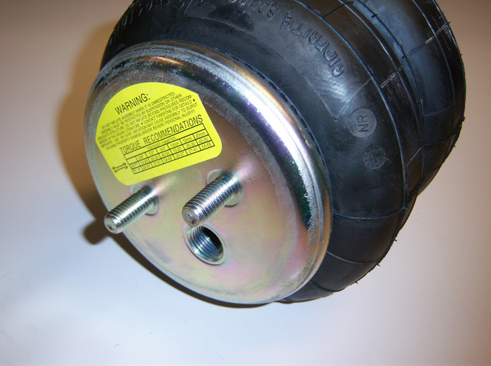 Ridetech Firestone 6781 double convoluted air spring, 6.5" diameter with 1/4" npt port. 90006781