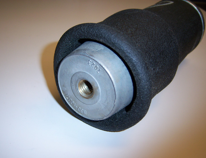 Ridetech Firestone 7012 rolling sleeve air spring, 5" diameter with 1/8" npt port. 90007012