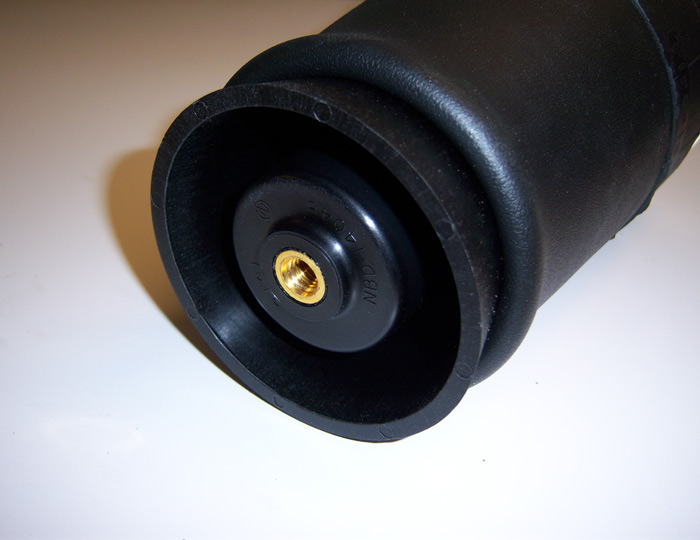 Ridetech Firestone 9002 rolling sleeve air spring, 5" diameter with 1/4" npt port. 90009002