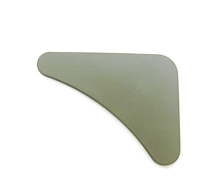 Ridetech Gusset, 2.75" x 3.5", uncoated. 90000202