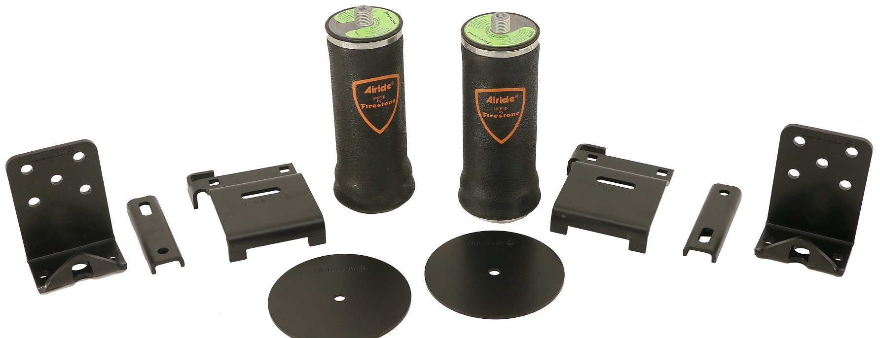 Ridetech Air Over Leaf, 2000 lb. for 2"-2.5" wide leaf spring and under frame mount. 19002005