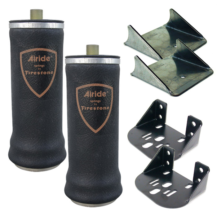 Ridetech Air Over Leaf, 2000 lb. with weld-on lower mount and side frame upper mount. 19002003