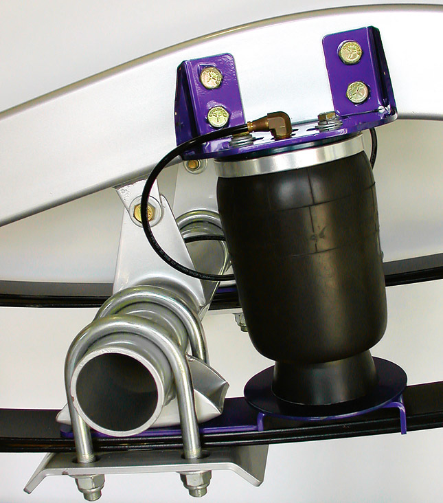 Ridetech Air Over Leaf, 3000 lb. with weld-on lower mount and side frame upper mount. 19003003