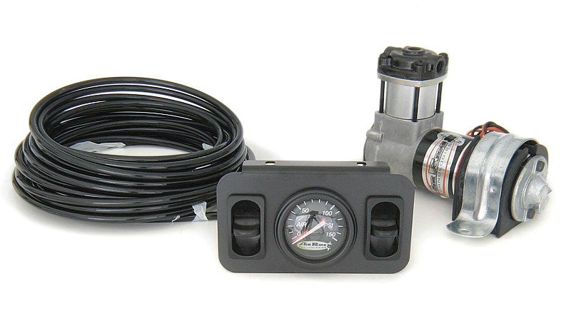 Ridetech On-Demand 2 way compressor kit with analog gauge. 30131600