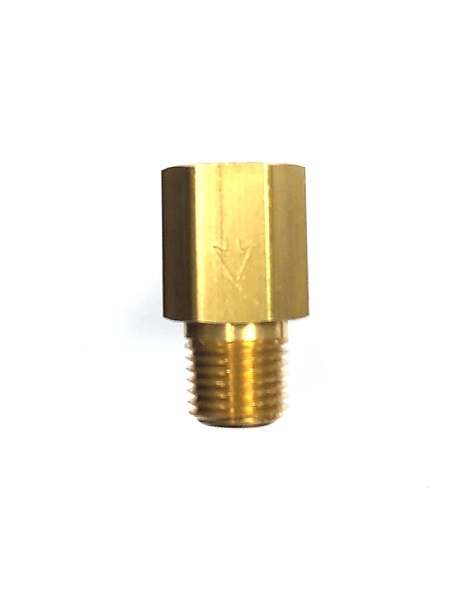 Ridetech Check valves, 1/4 NPT (Flows towards male thread) 31959301