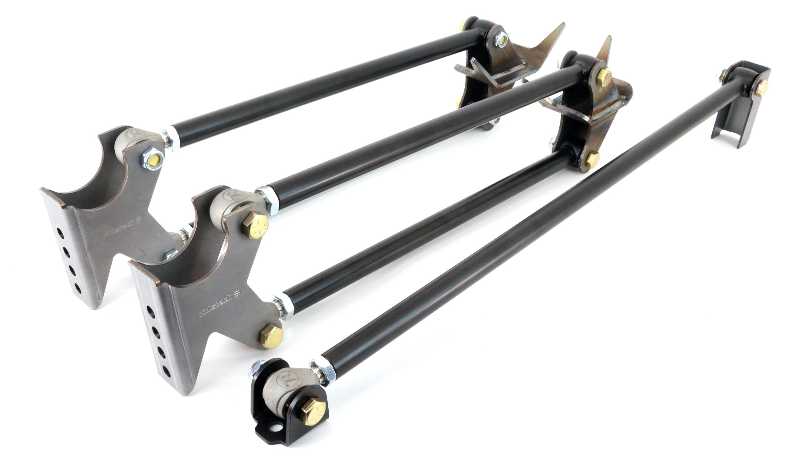 Ridetech Parallel Four Link , Universal Weld-in with black powder coated bars. 18988899